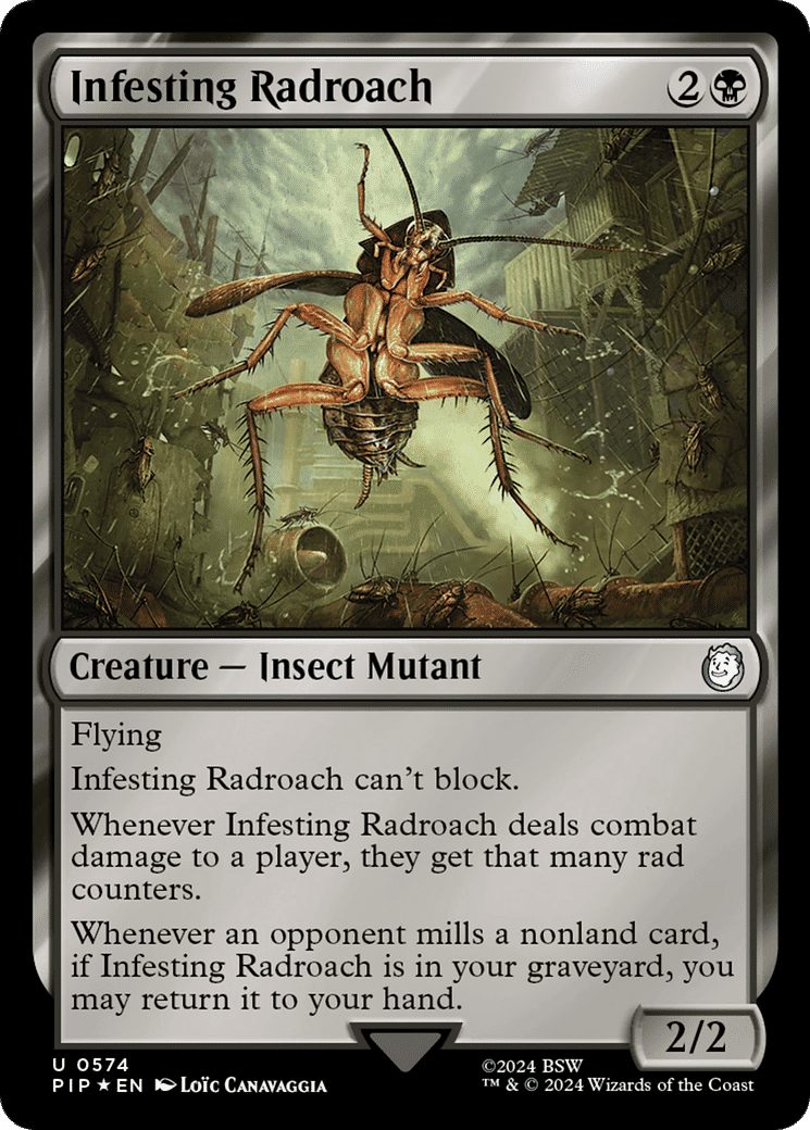 Infesting Radroach — Fallout — Magic: The Gathering