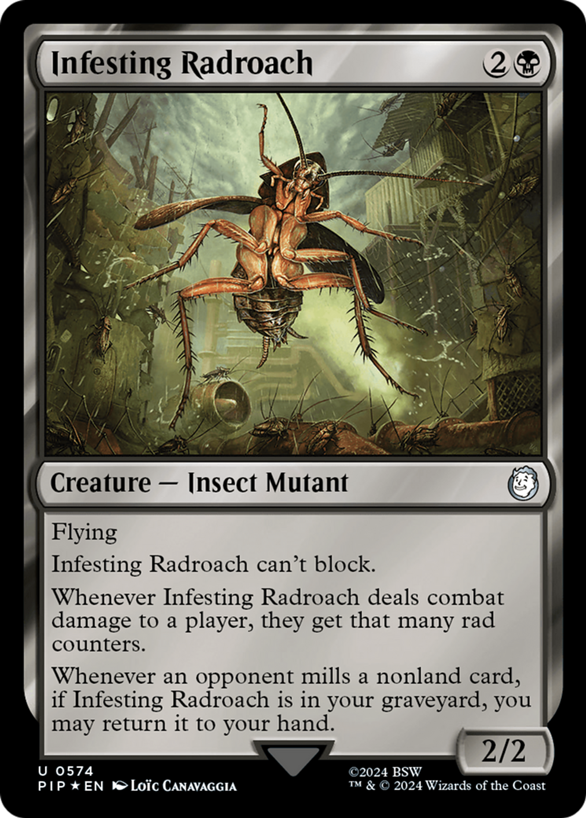Infesting Radroach — Fallout — Magic: The Gathering