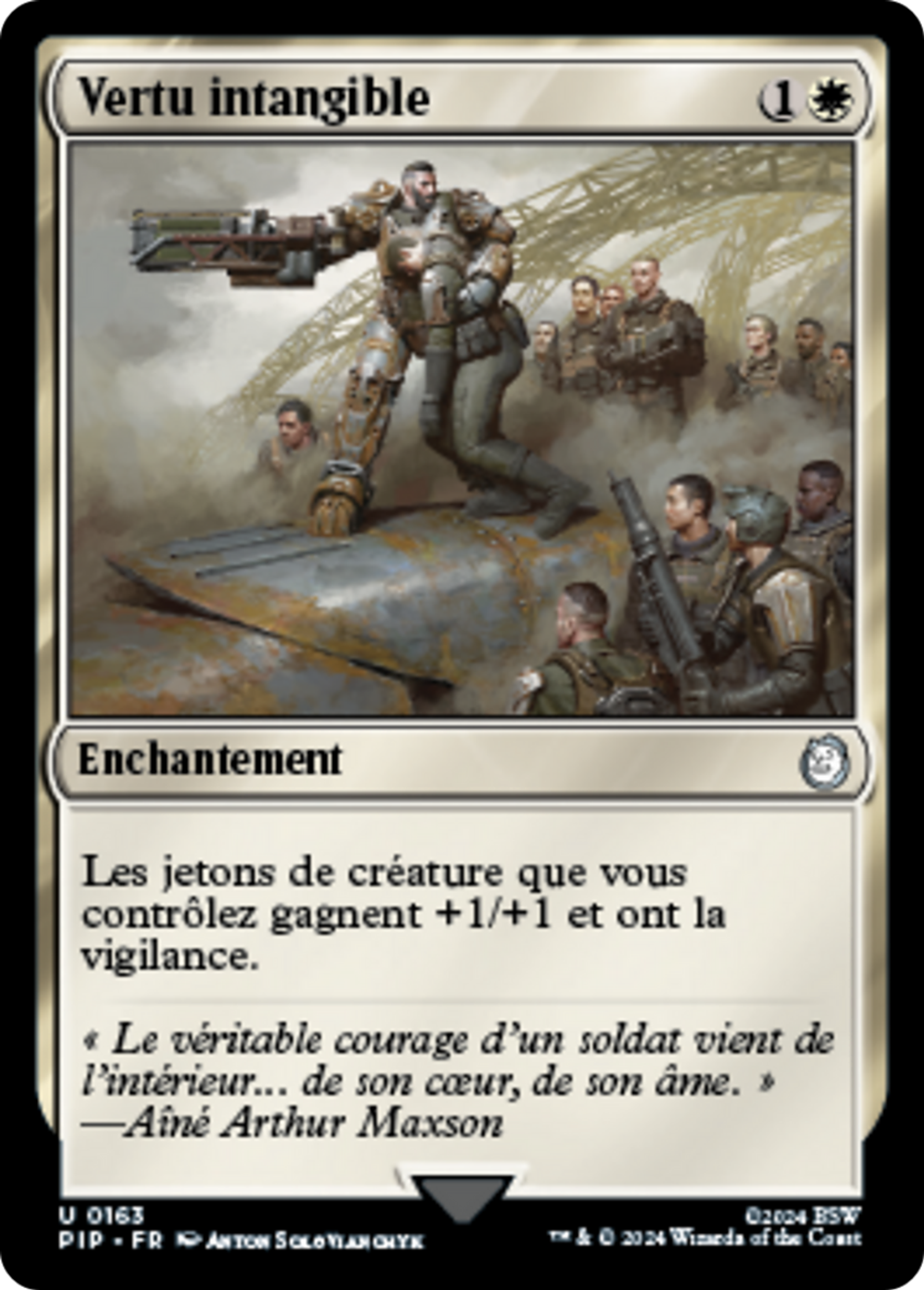 Vertu intangible — Fallout — Magic: The Gathering
