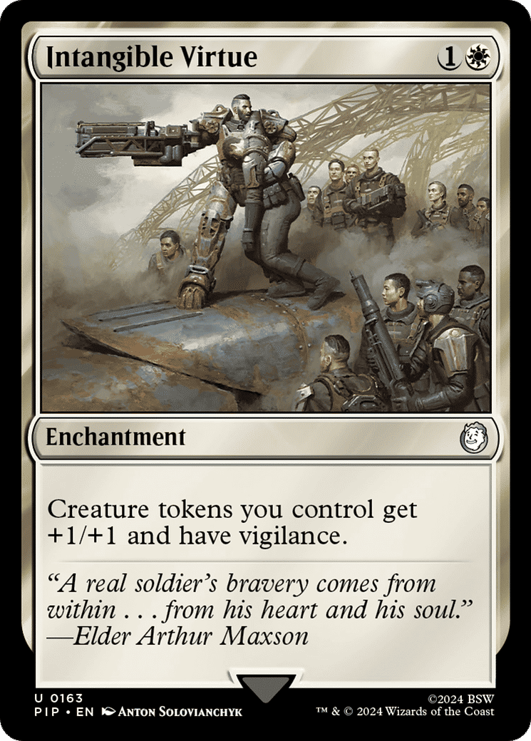 Intangible Virtue — Fallout — Magic: The Gathering