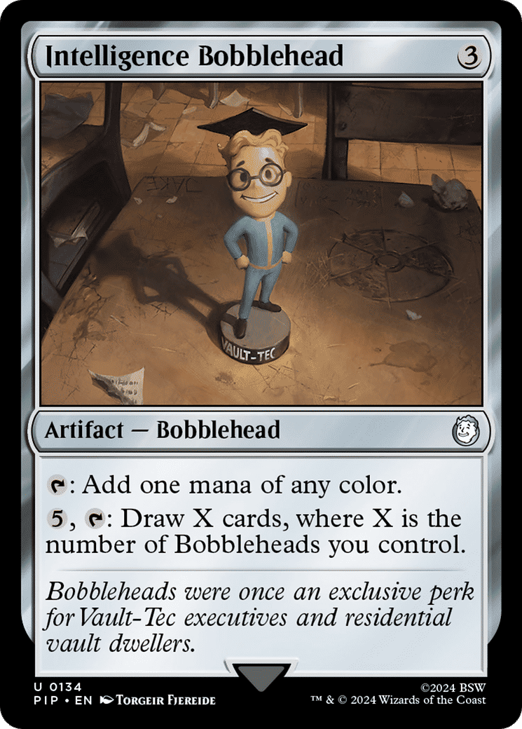 Intelligence Bobblehead — Fallout — Magic: The Gathering