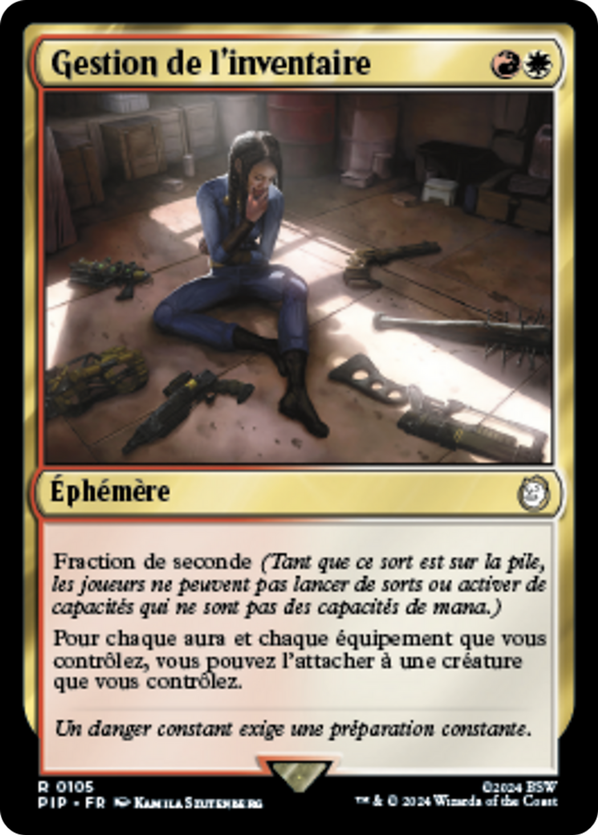 Gestion de l'inventaire — Fallout — Magic: The Gathering