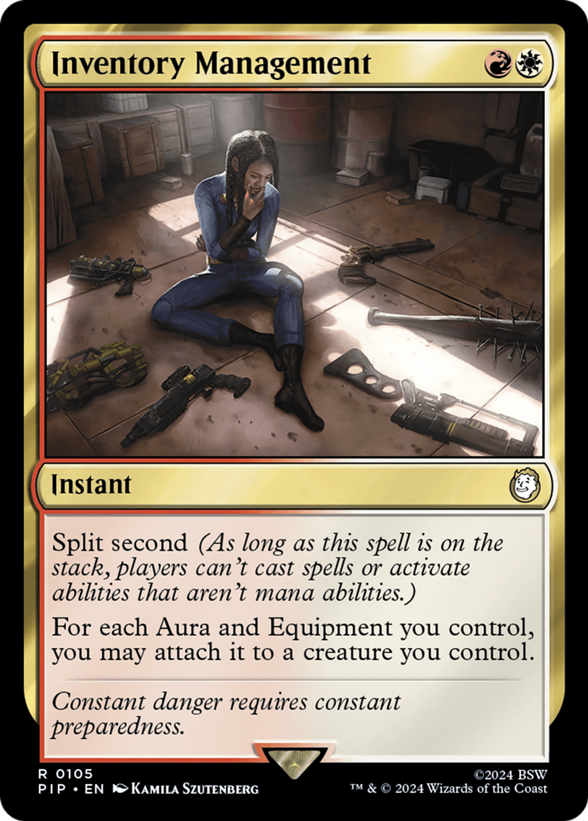 Gestion de l'inventaire — Fallout — Magic: The Gathering