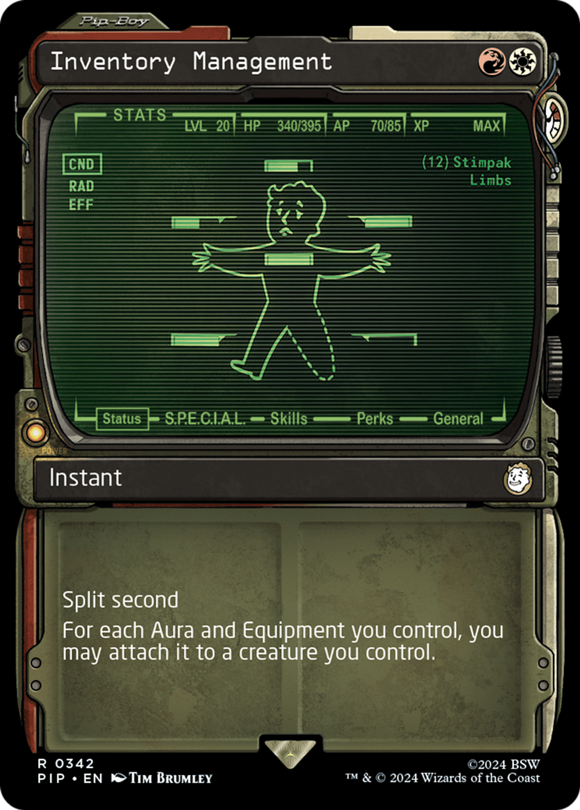 Inventory Management — Fallout — Magic: The Gathering