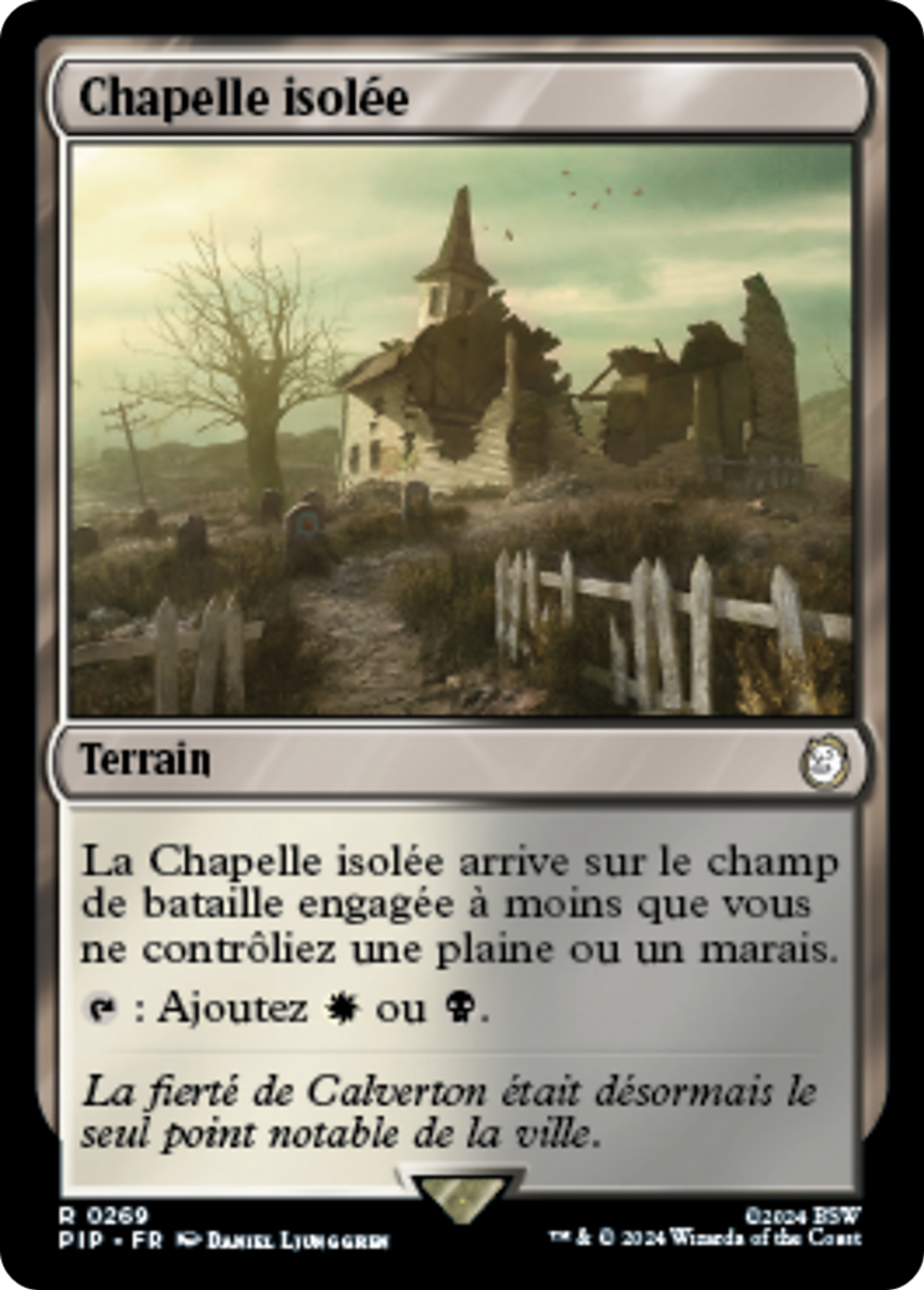 Chapelle isolée — Fallout — Magic: The Gathering