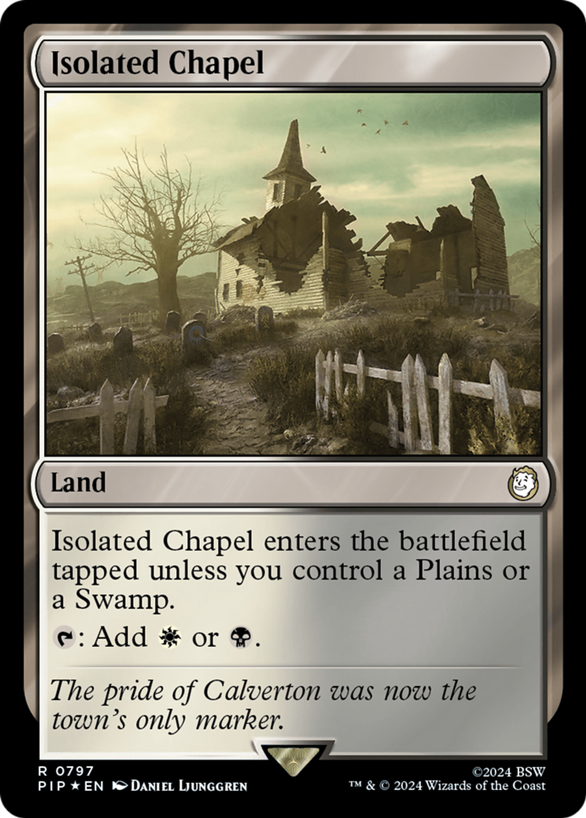 Isolated Chapel — Fallout — Magic: The Gathering