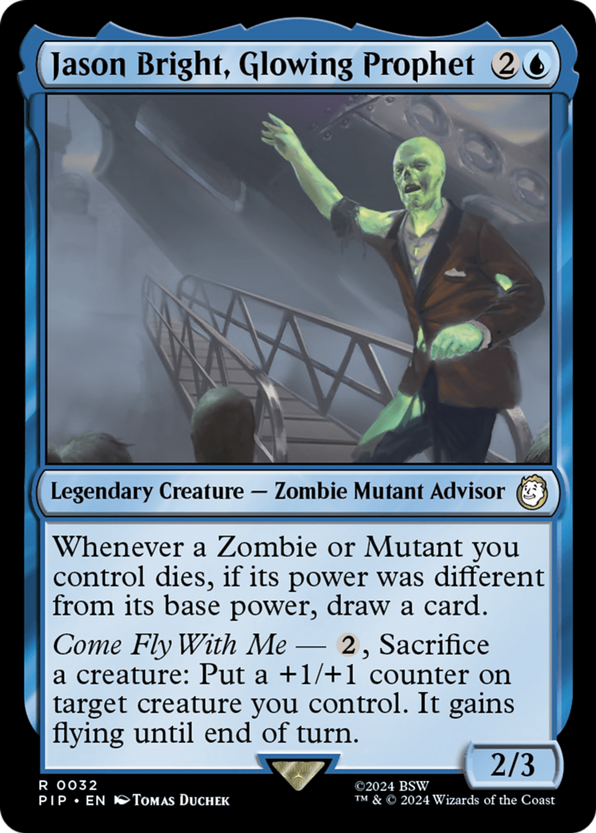 Jason Bright, prophète luminescent — Fallout — Magic: The Gathering