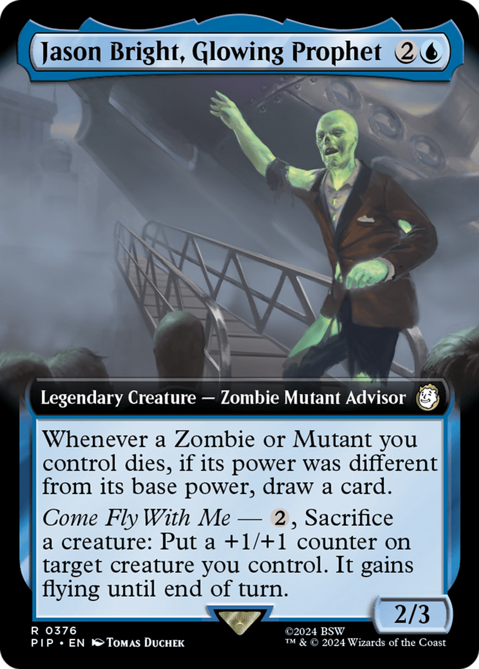 Jason Bright, Glowing Prophet — Fallout — Magic: The Gathering