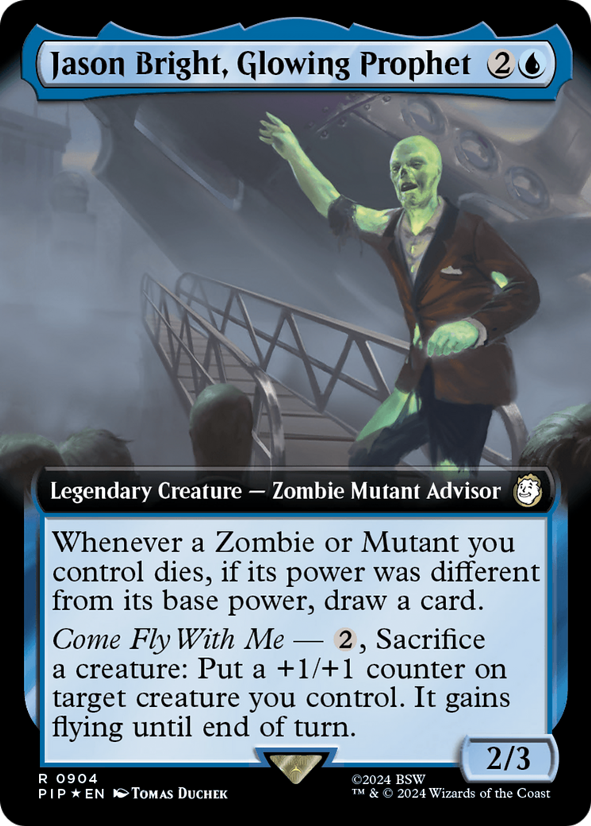 Jason Bright, Glowing Prophet — Fallout — Magic: The Gathering