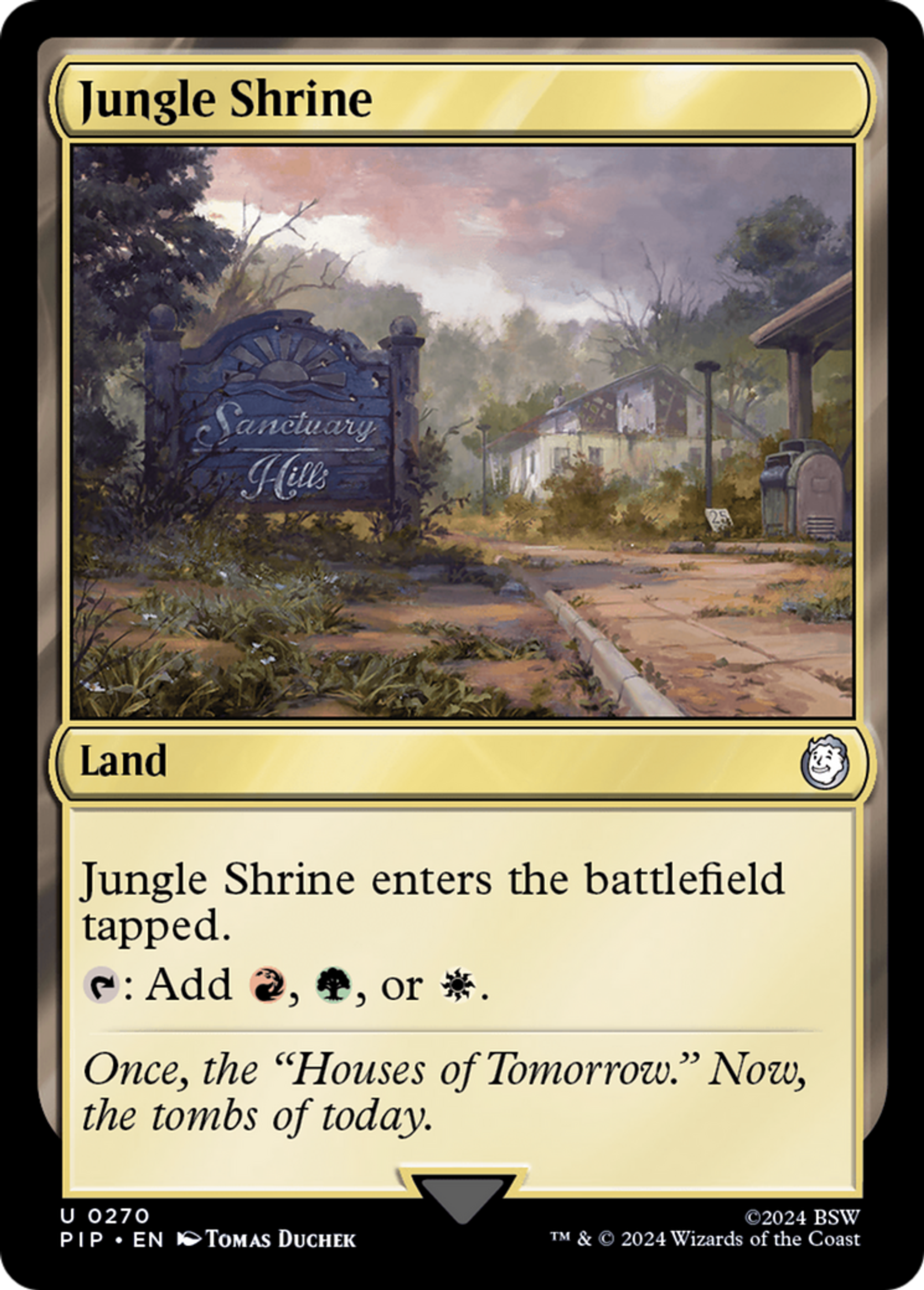 Jungle Shrine — Fallout — Magic: The Gathering