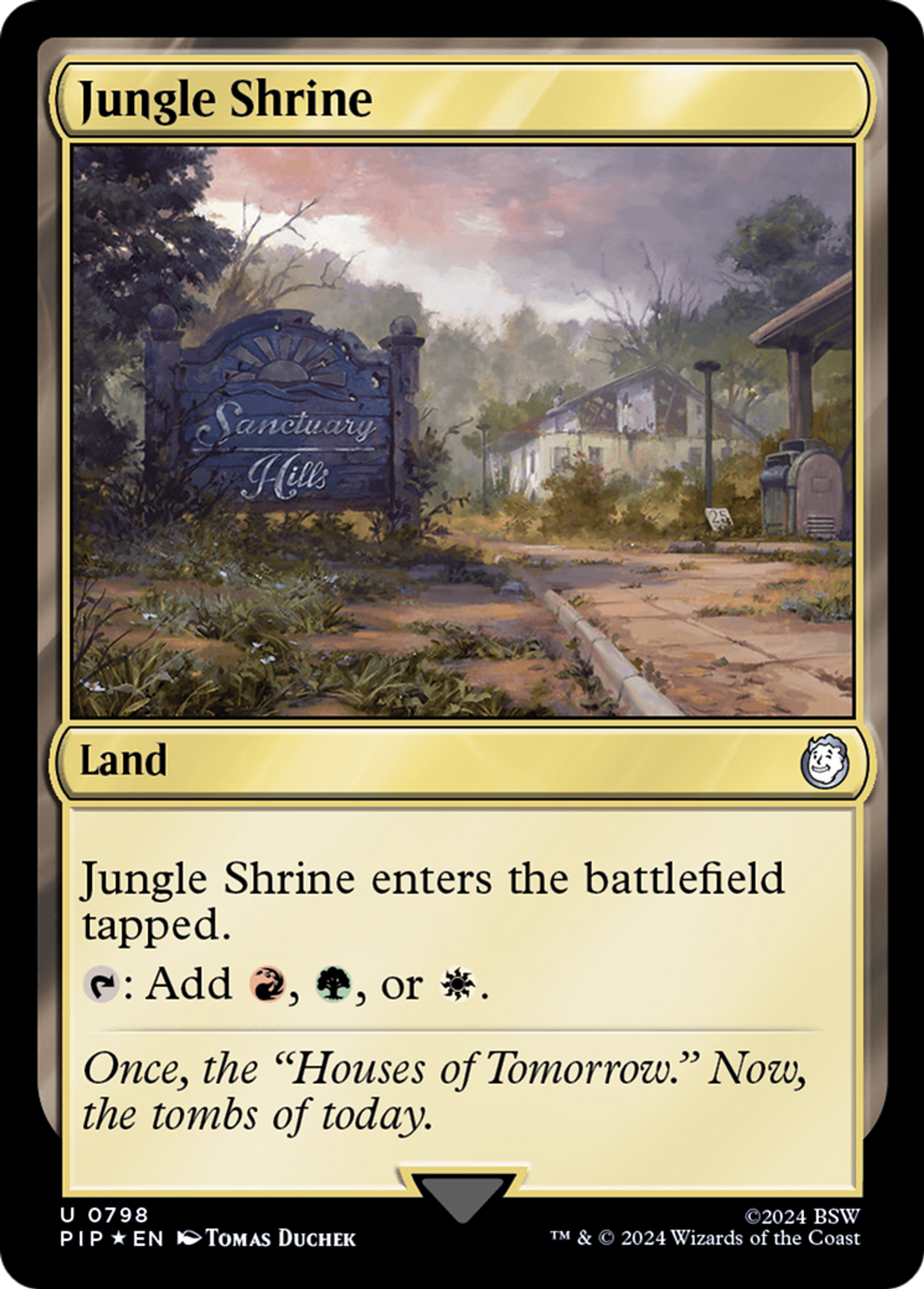 Jungle Shrine — Fallout — Magic: The Gathering