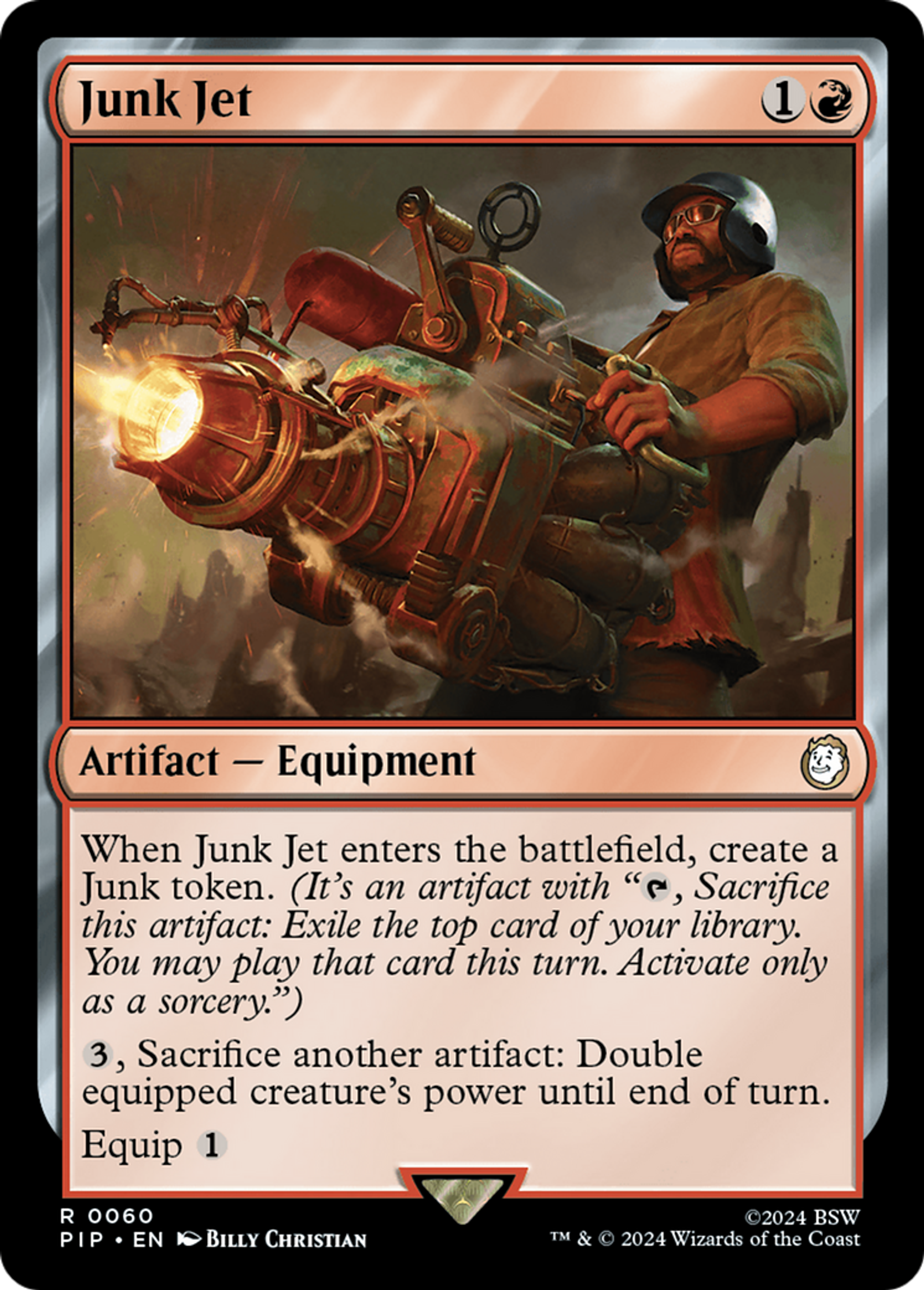 Junk Jet — Fallout — Magic: The Gathering