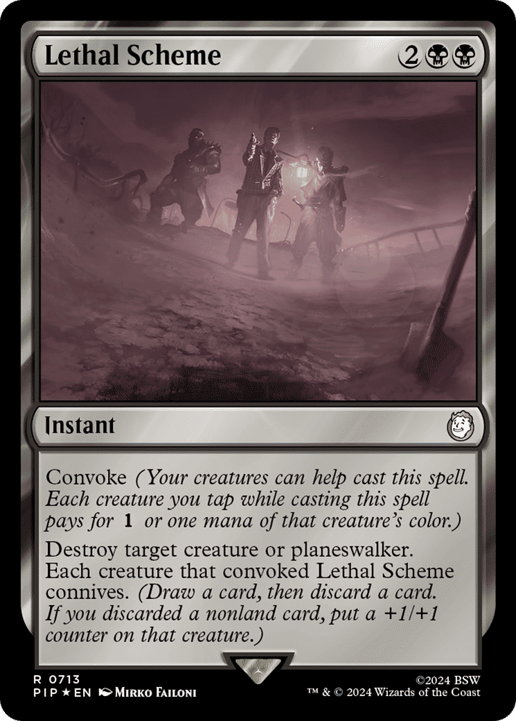 Lethal Scheme — Fallout — Magic: The Gathering