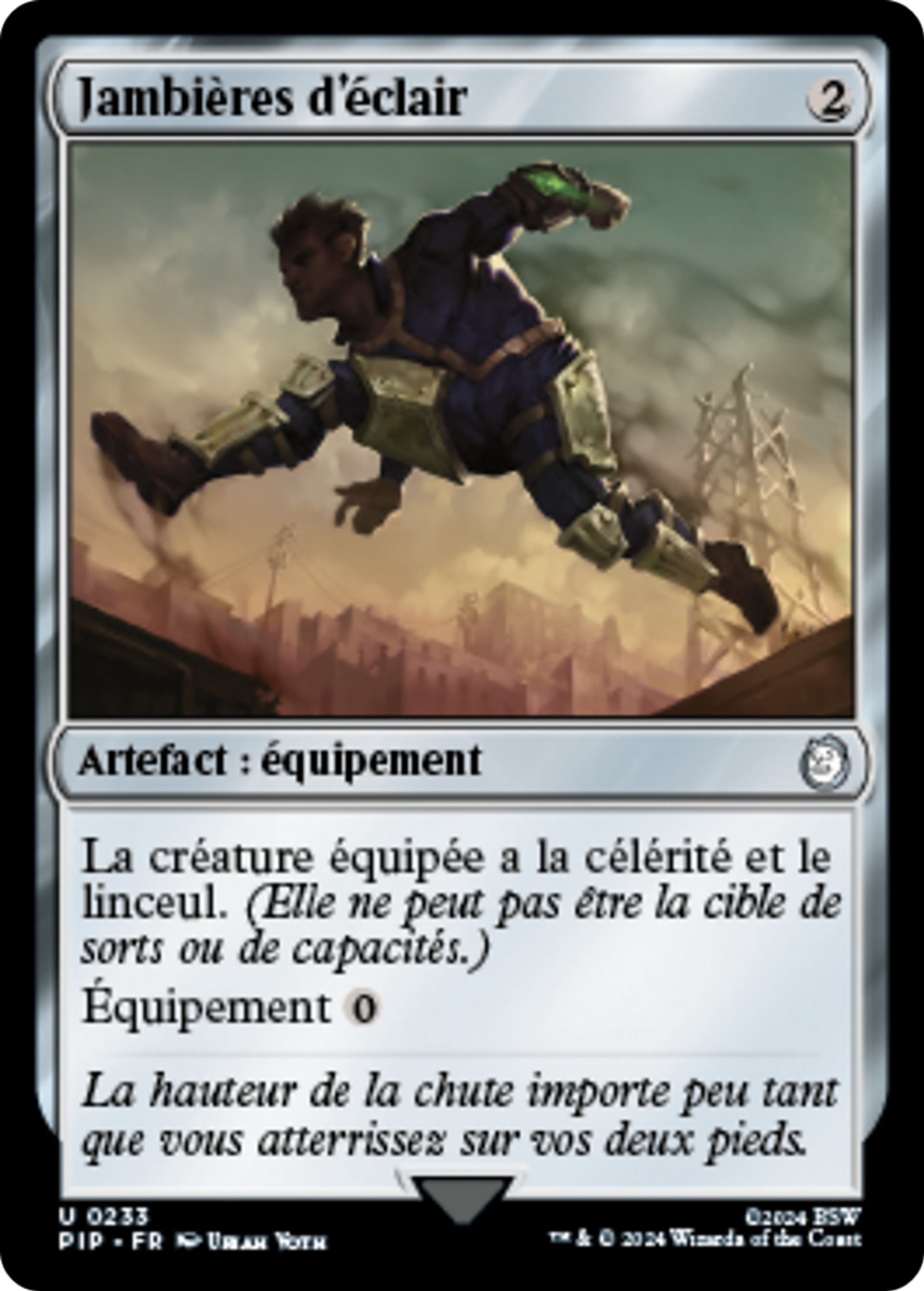Jambières d'éclair — Fallout — Magic: The Gathering