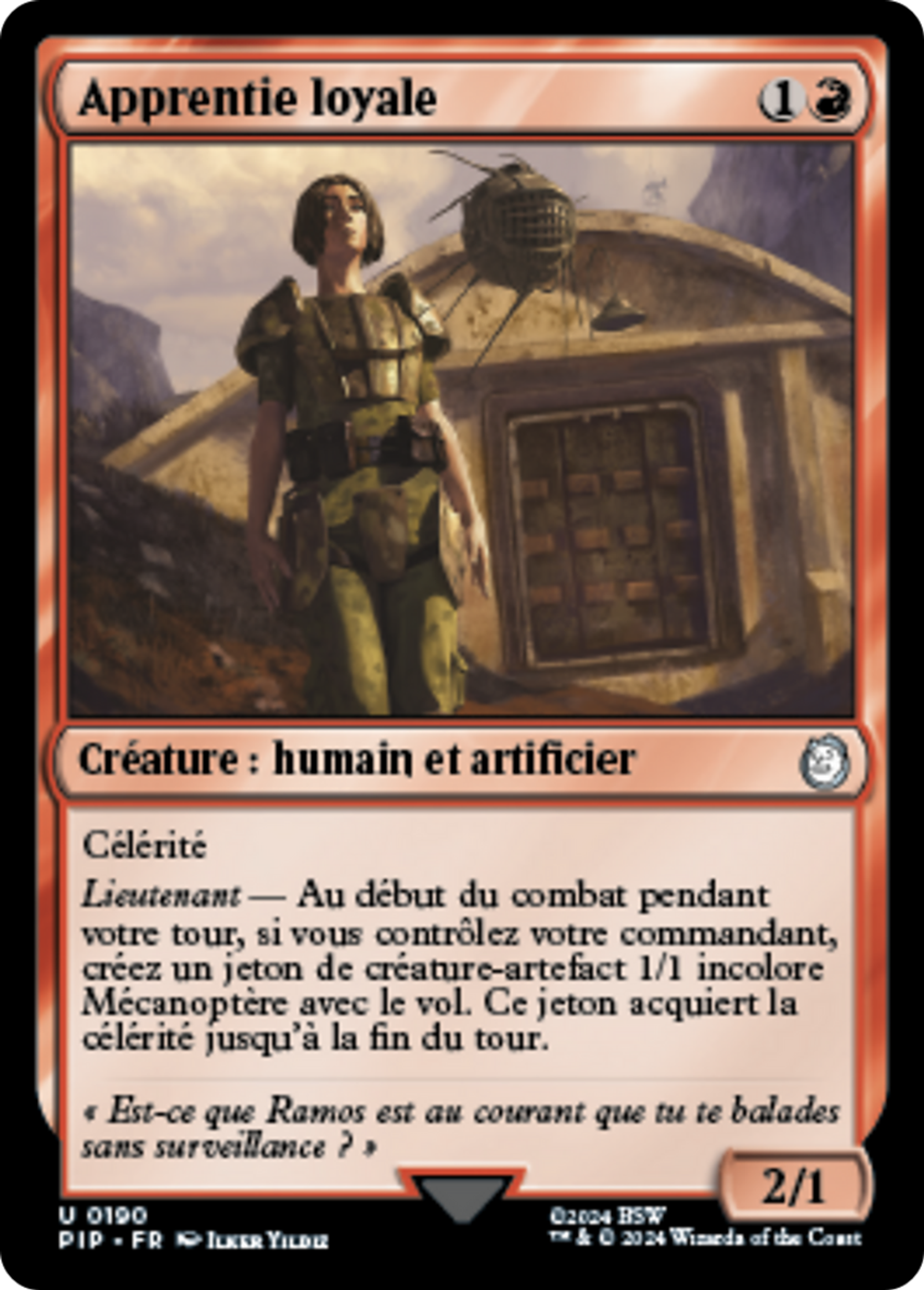 Apprentie loyale — Fallout — Magic: The Gathering