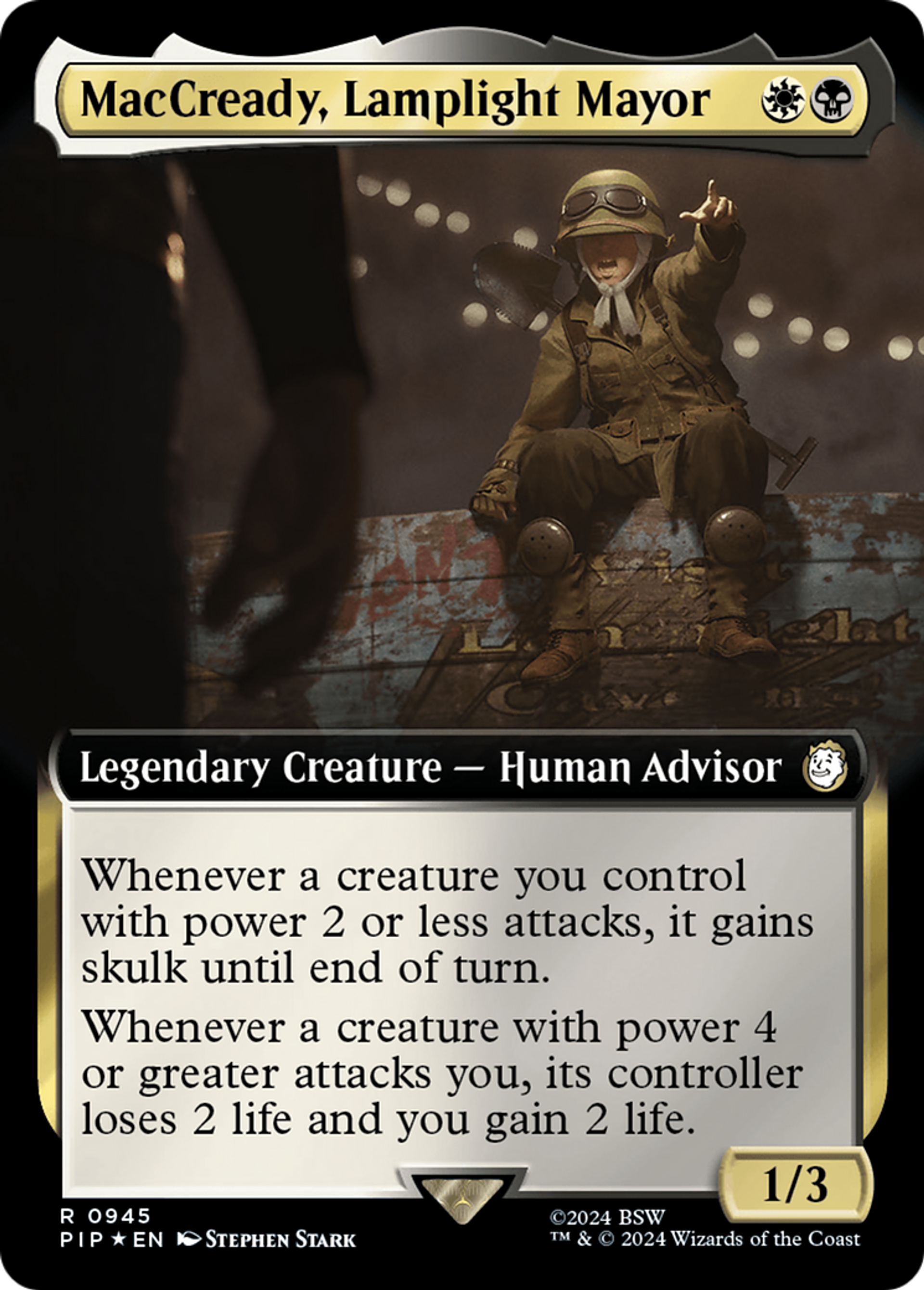 MacCready, maire de Lamplight — Fallout — Magic: The Gathering