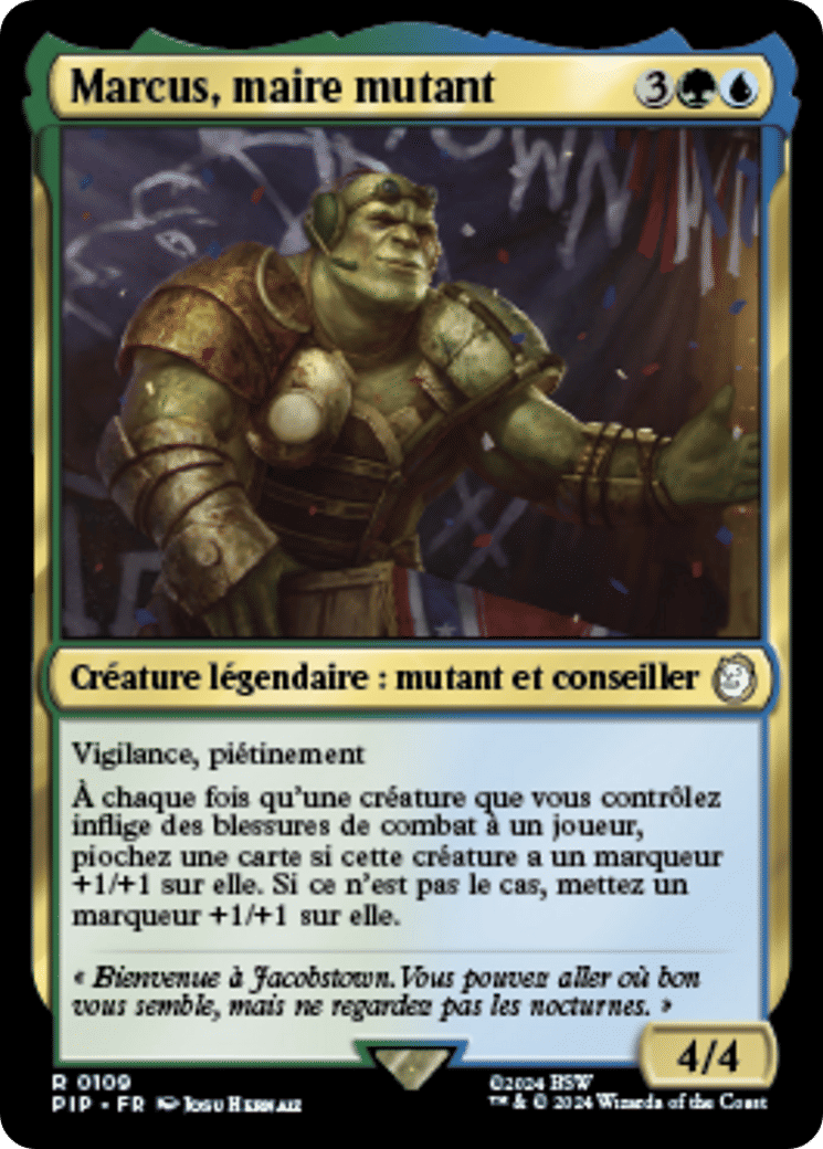 Marcus, maire mutant — Fallout — Magic: The Gathering