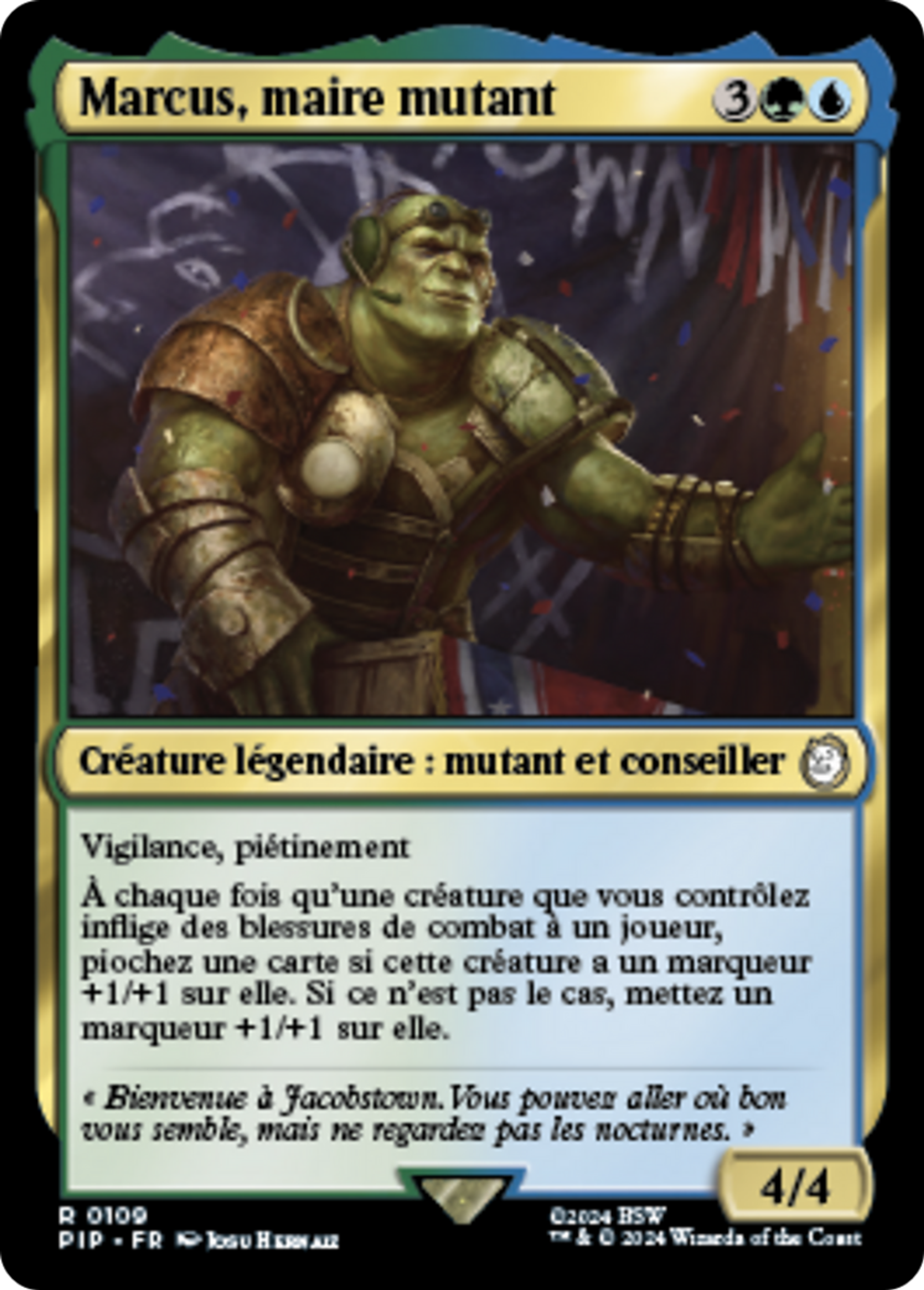 Marcus, maire mutant — Fallout — Magic: The Gathering