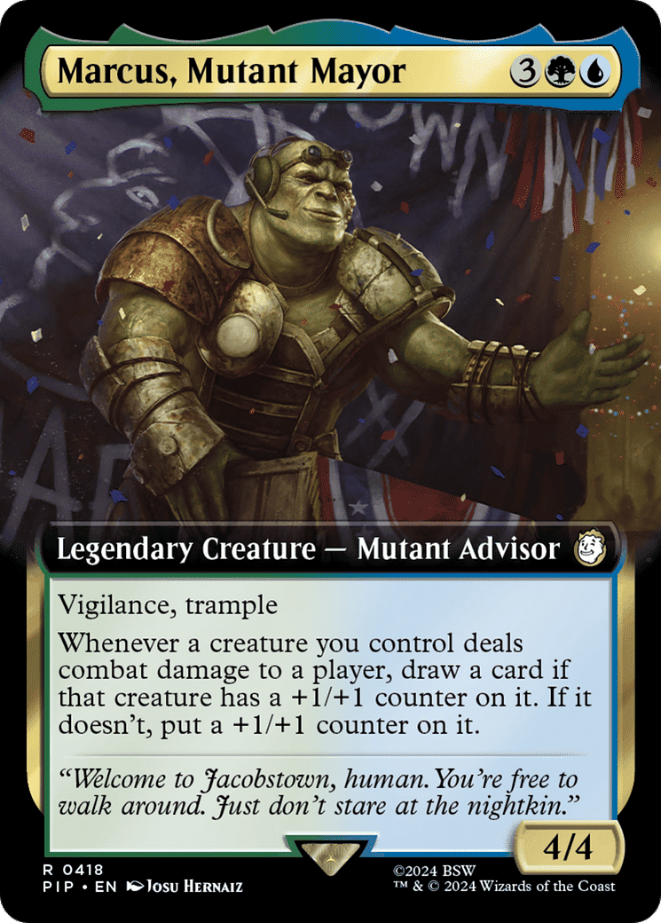 Marcus, Mutant Mayor — Fallout — Magic: The Gathering