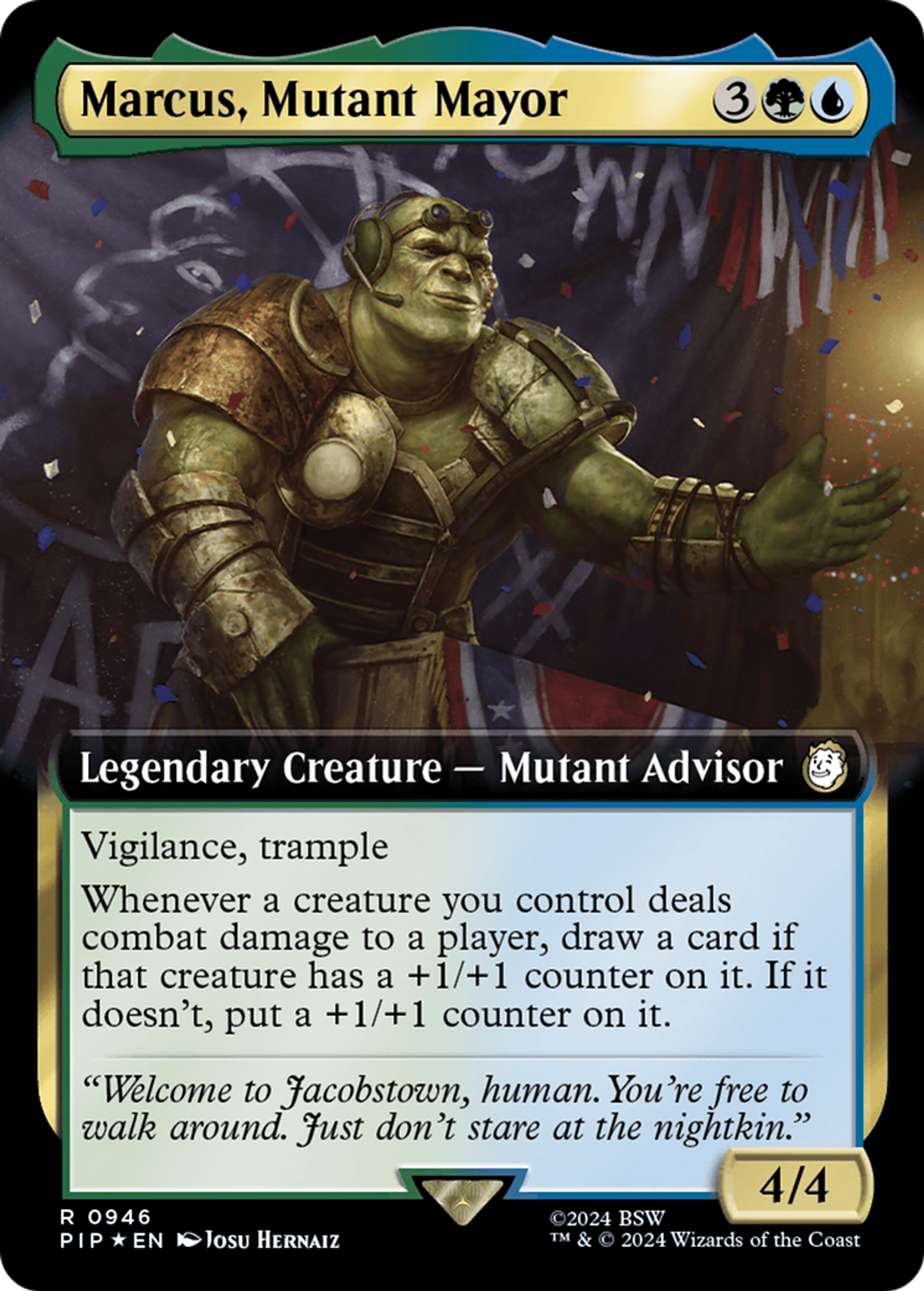 Marcus, maire mutant — Fallout — Magic: The Gathering