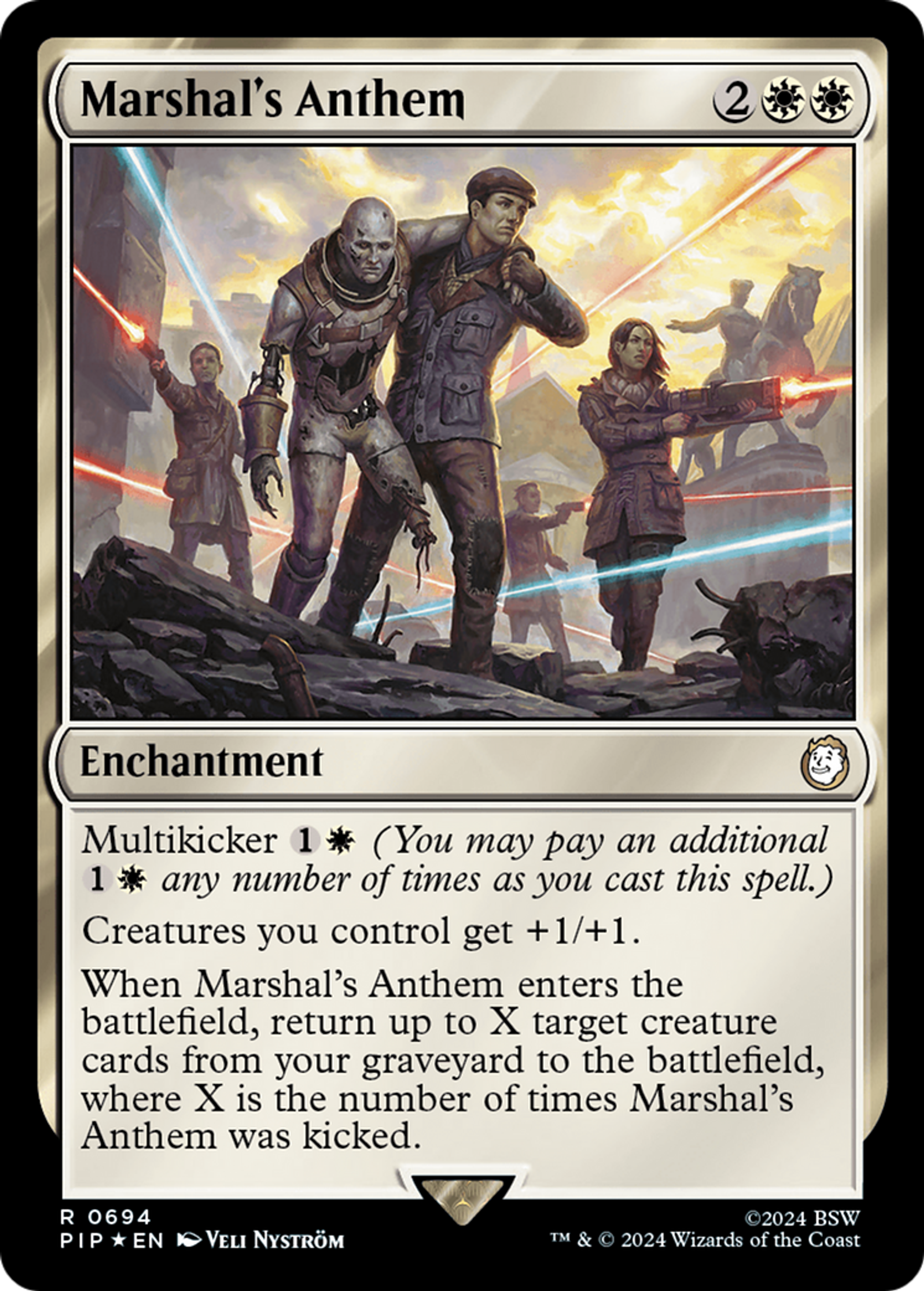 Marshal's Anthem — Fallout — Magic: The Gathering