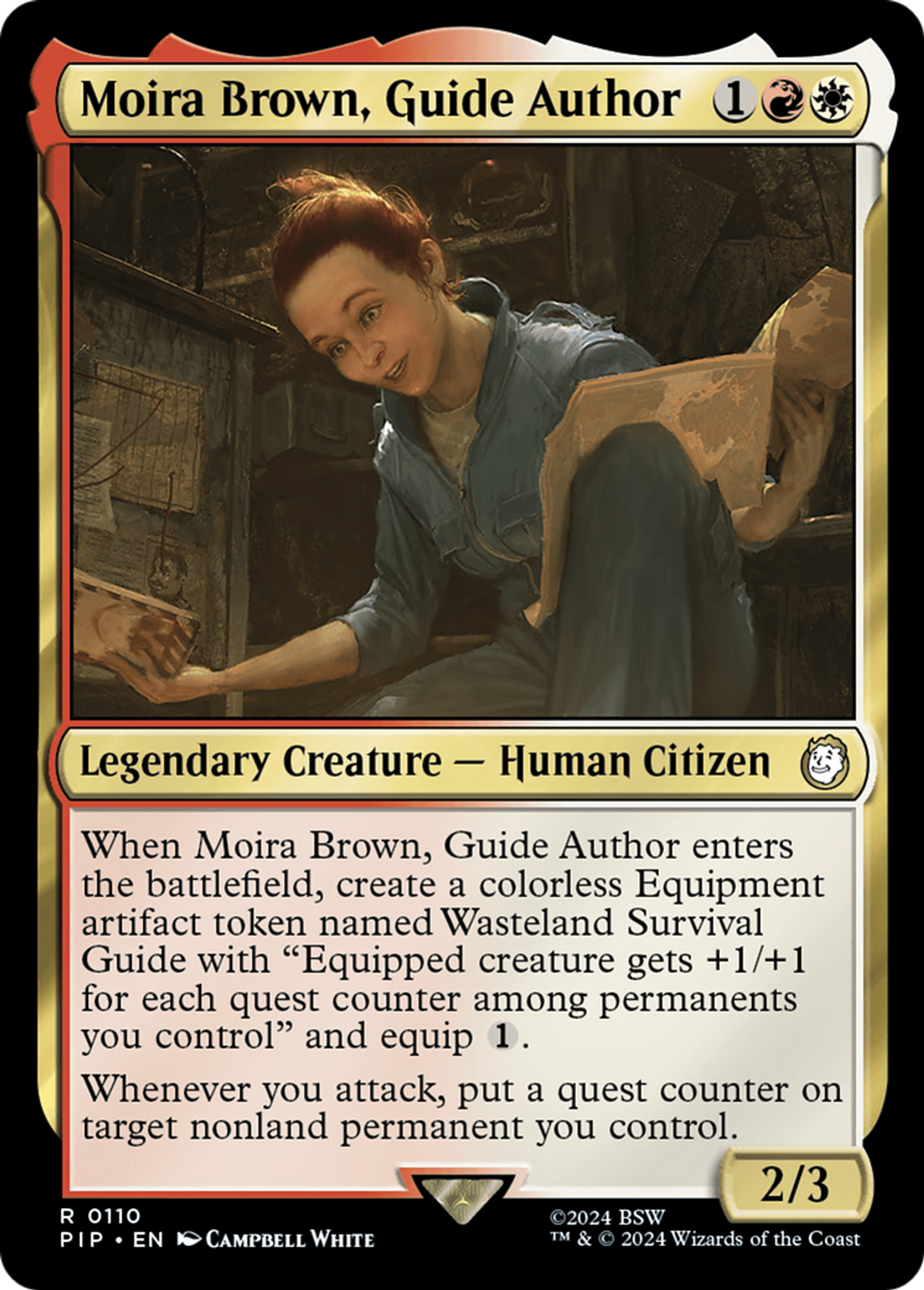 Moira Brown, auteure et guide — Fallout — Magic: The Gathering