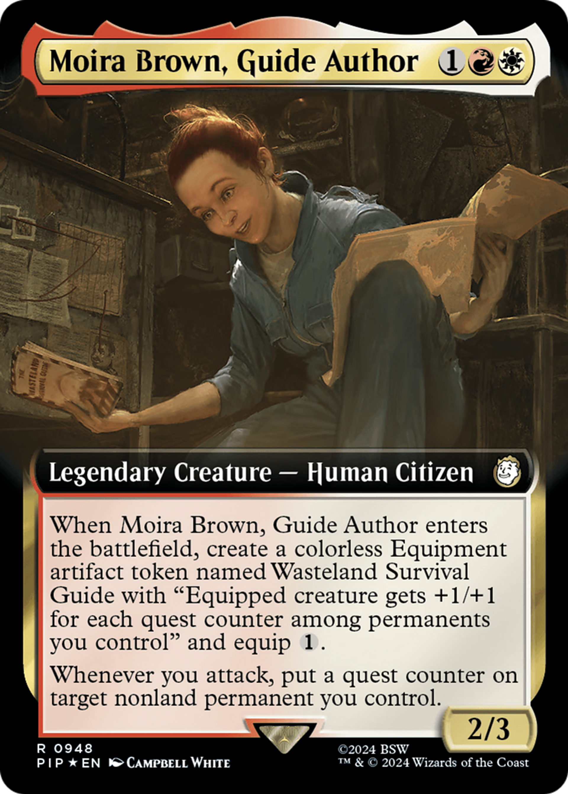 Moira Brown, auteure et guide — Fallout — Magic: The Gathering