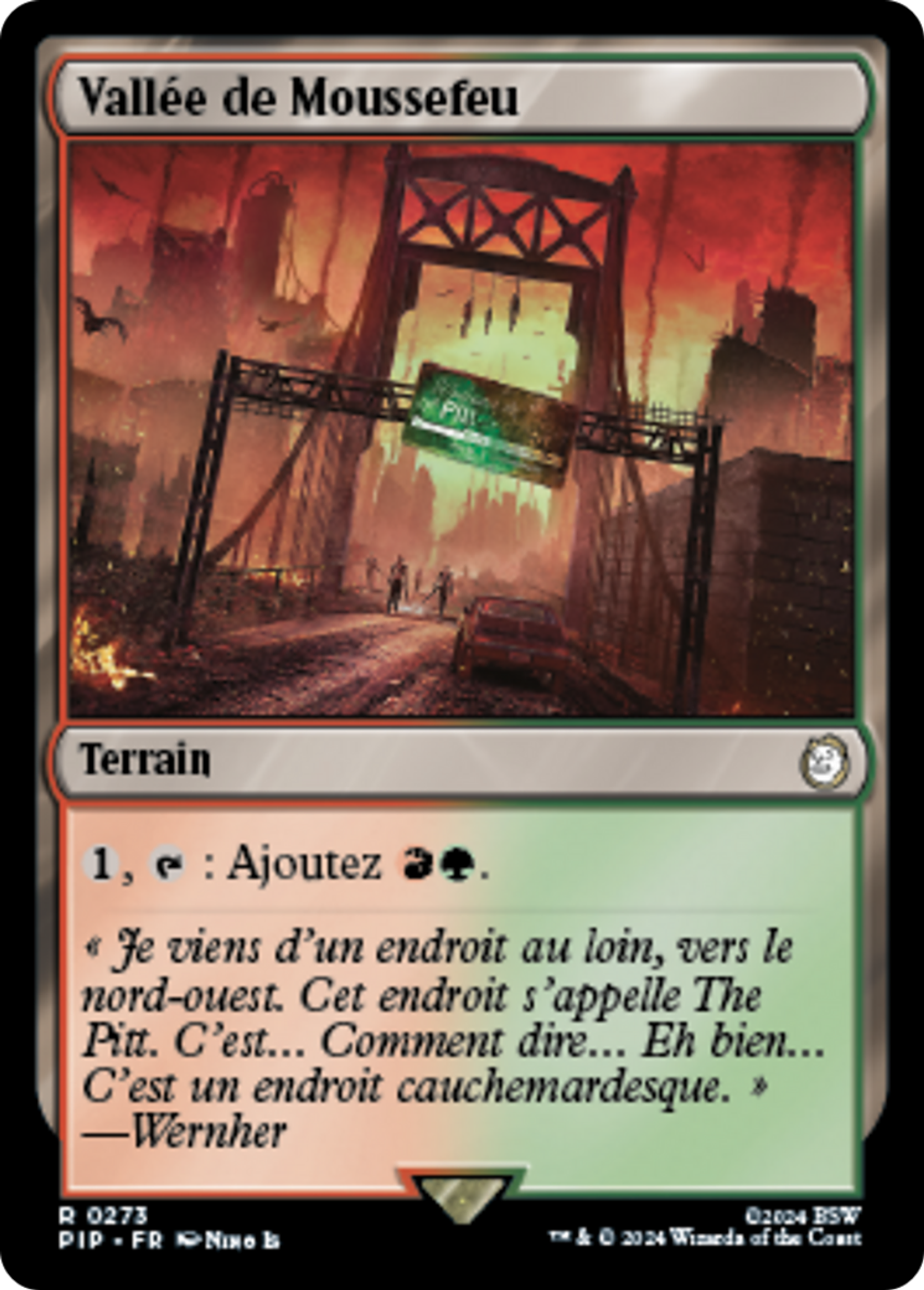 Vallée de Moussefeu — Fallout — Magic: The Gathering