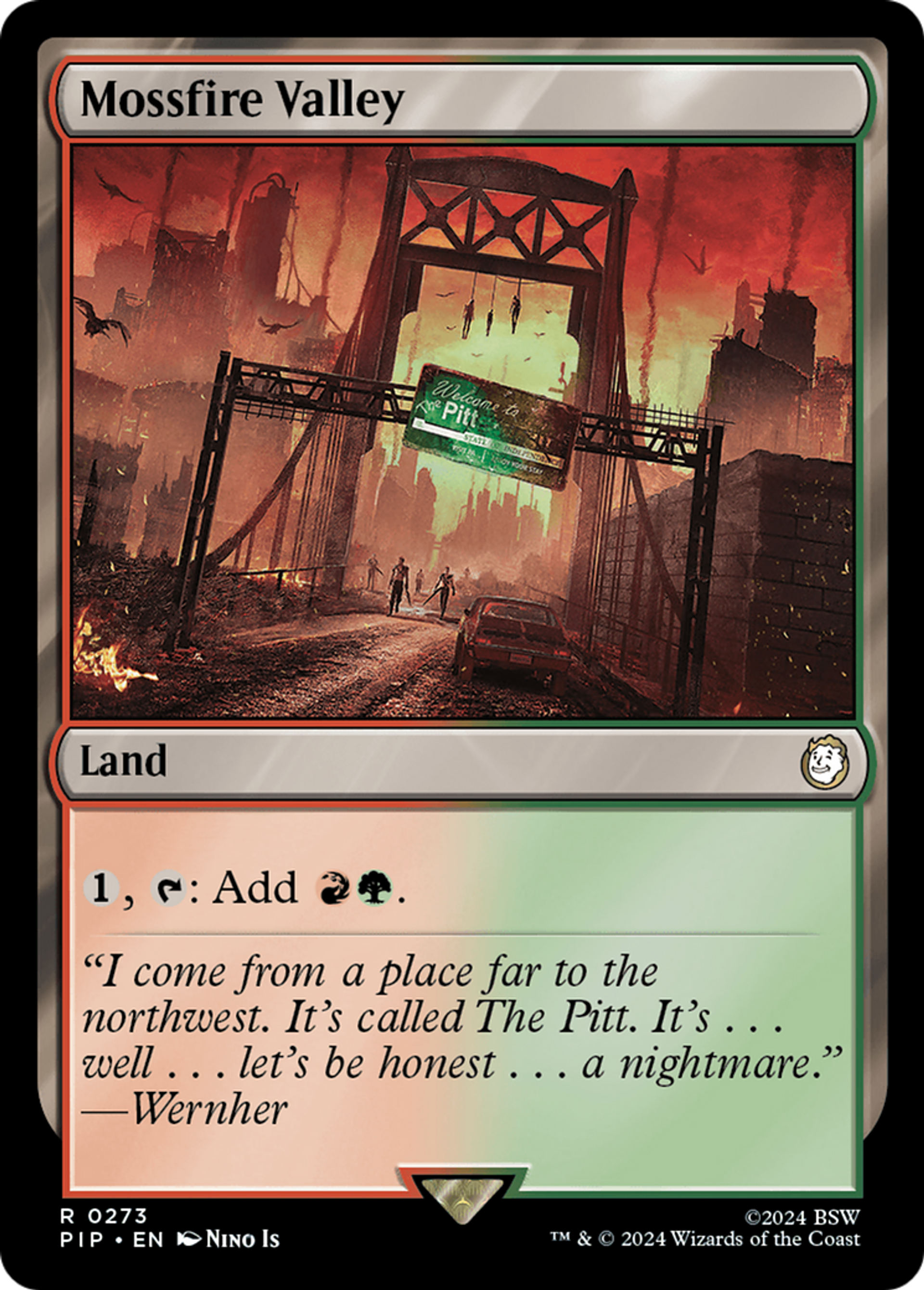 Mossfire Valley — Fallout — Magic: The Gathering