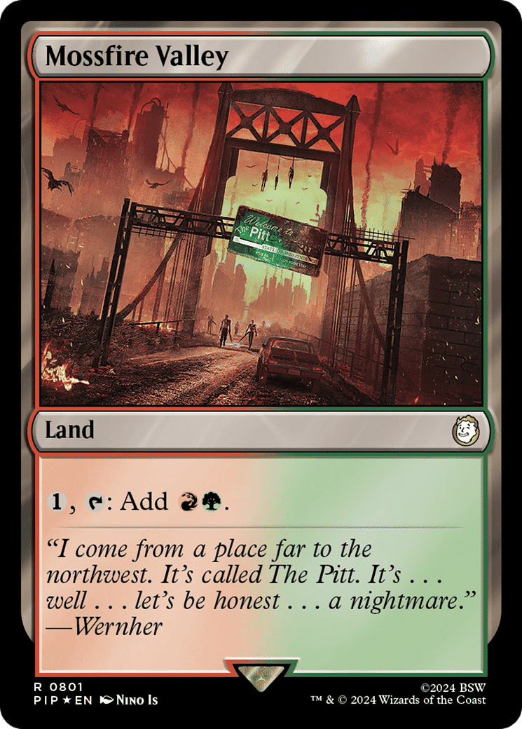 Mossfire Valley — Fallout — Magic: The Gathering
