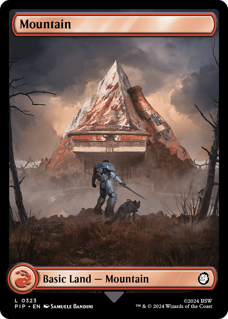 Mountain — Fallout — Magic: The Gathering