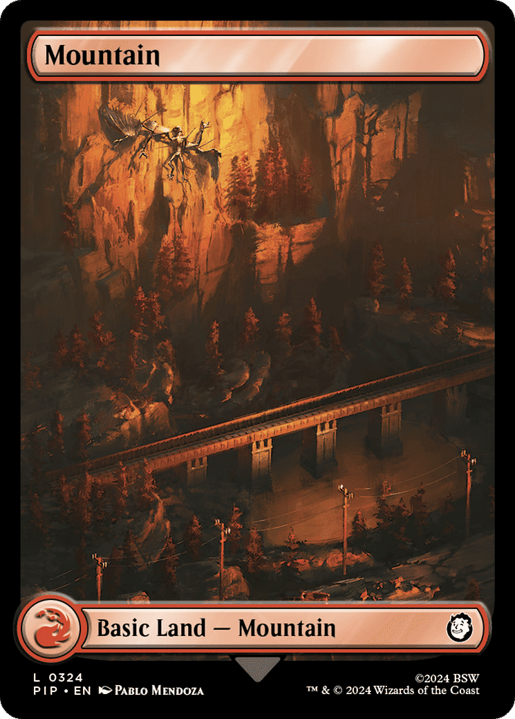 Mountain — Fallout — Magic: The Gathering