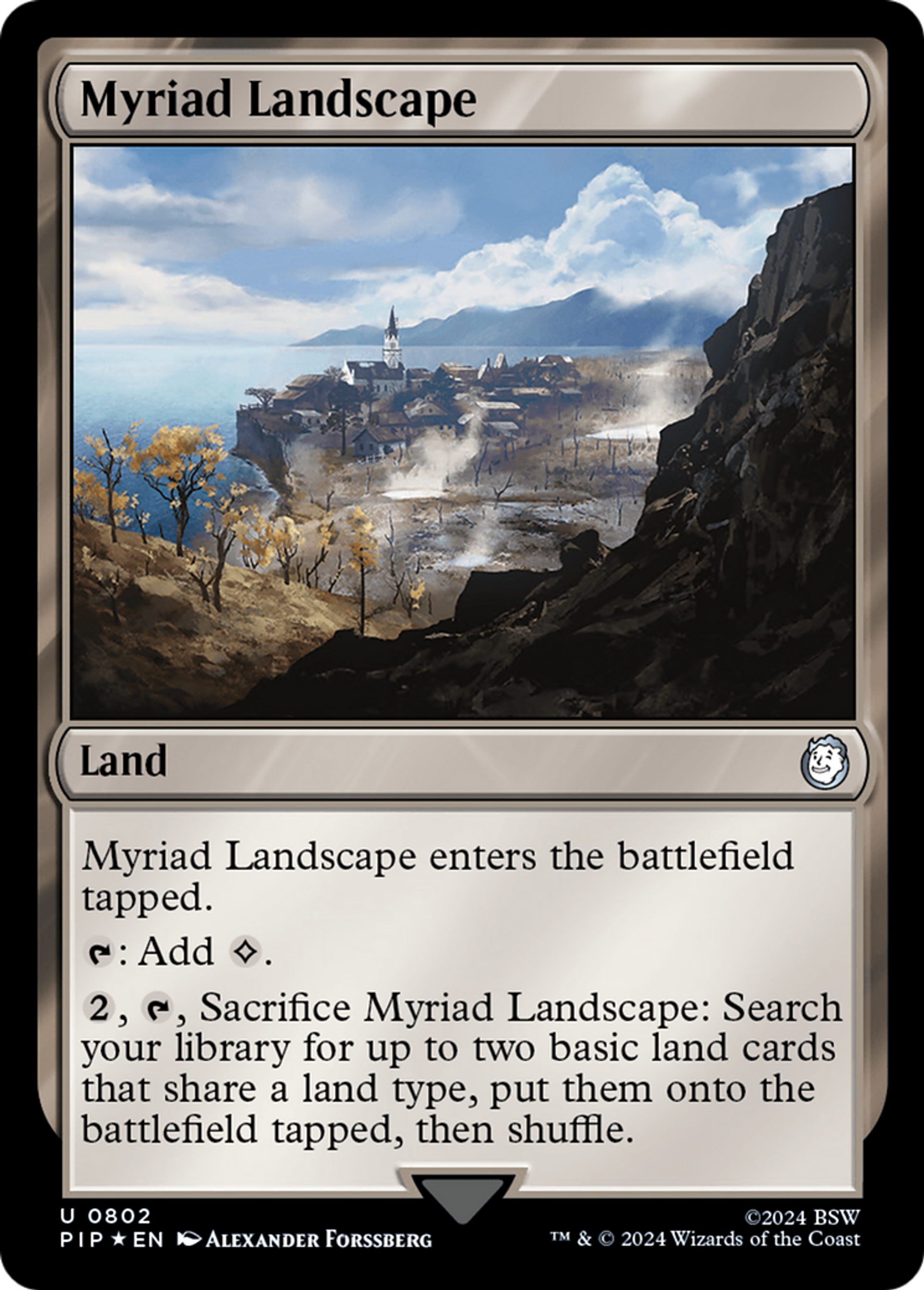 Myriad Landscape — Fallout — Magic: The Gathering