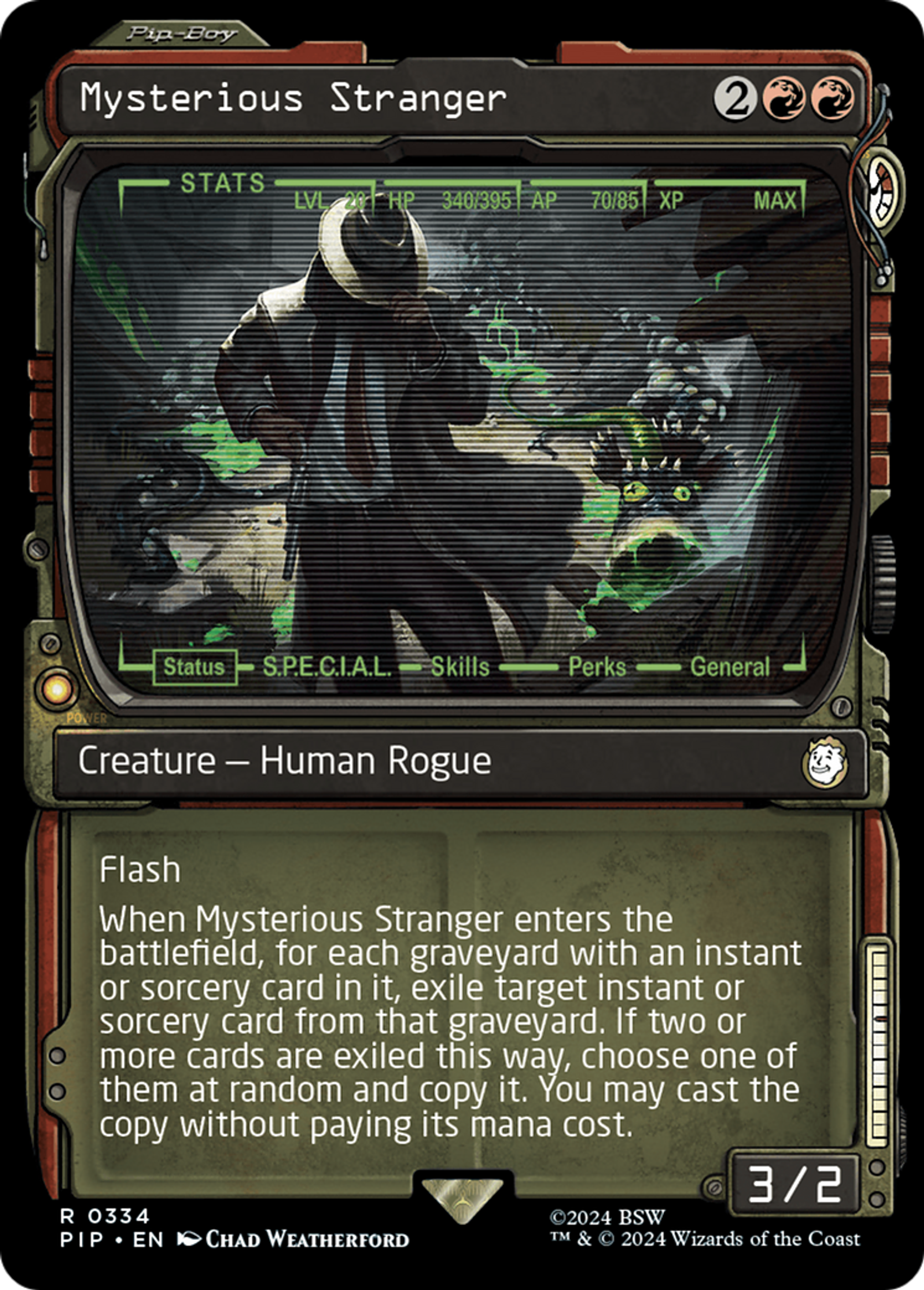 Mystérieux étranger — Fallout — Magic: The Gathering