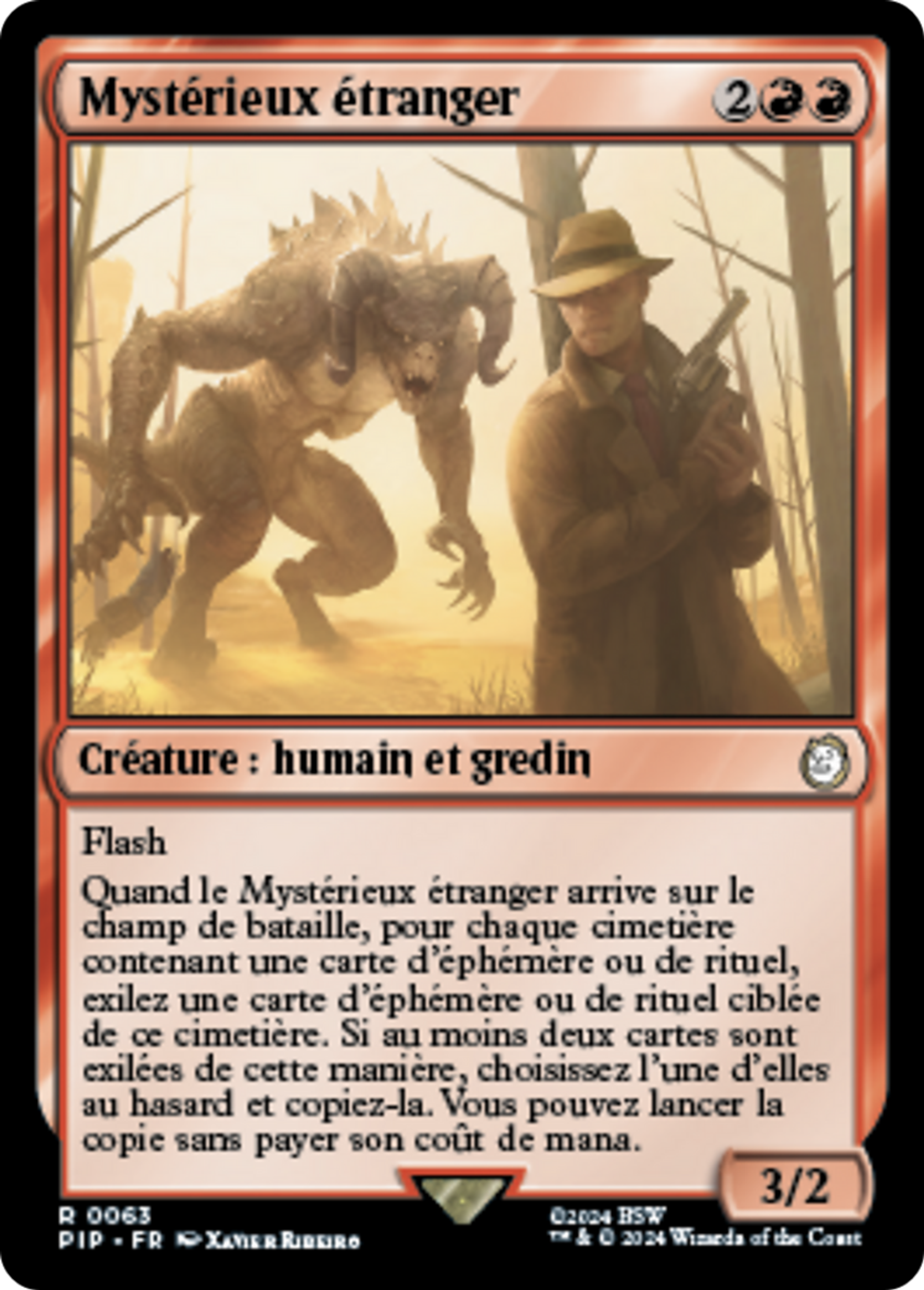 Mystérieux étranger — Fallout — Magic: The Gathering