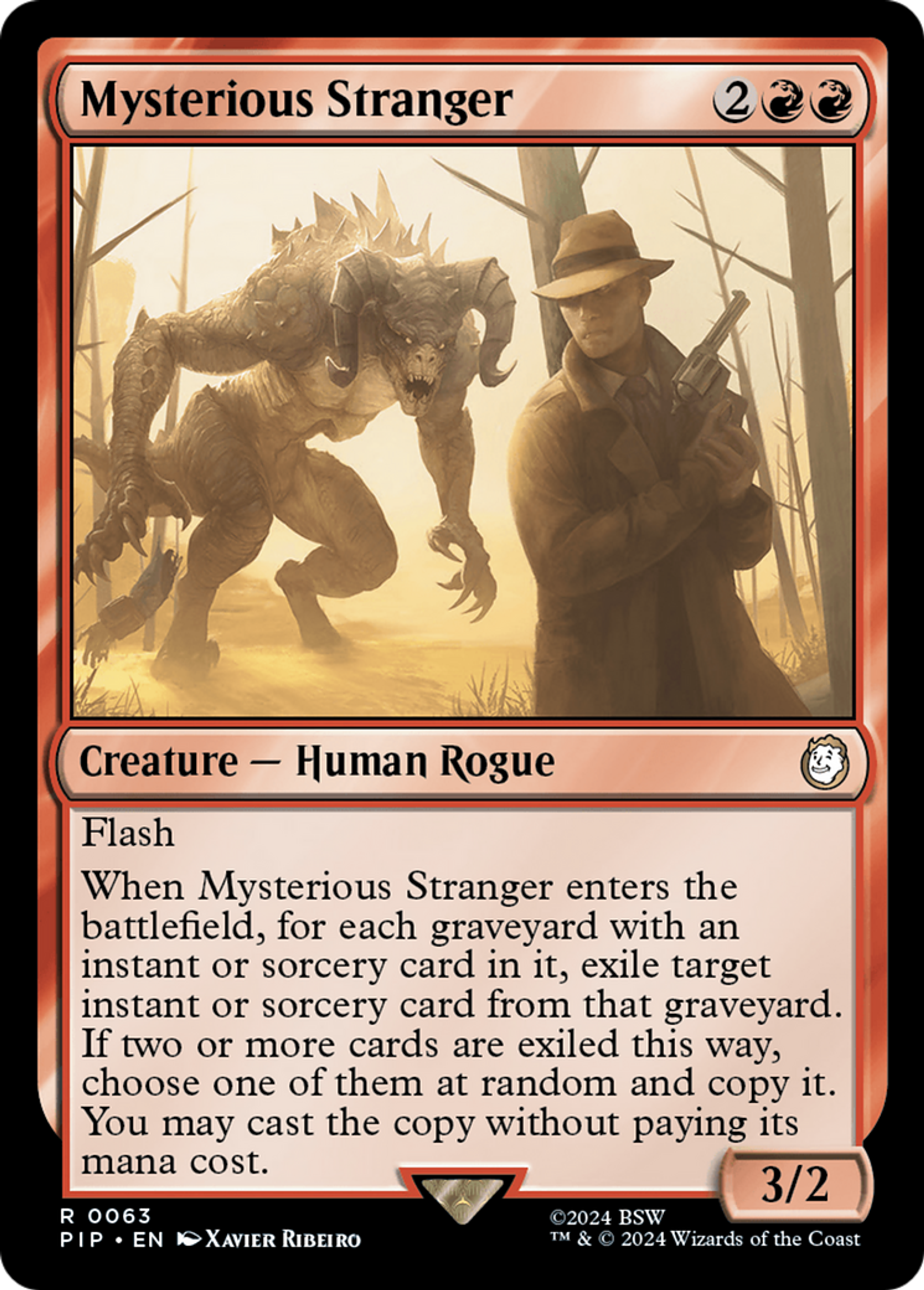 Mysterious Stranger — Fallout — Magic: The Gathering