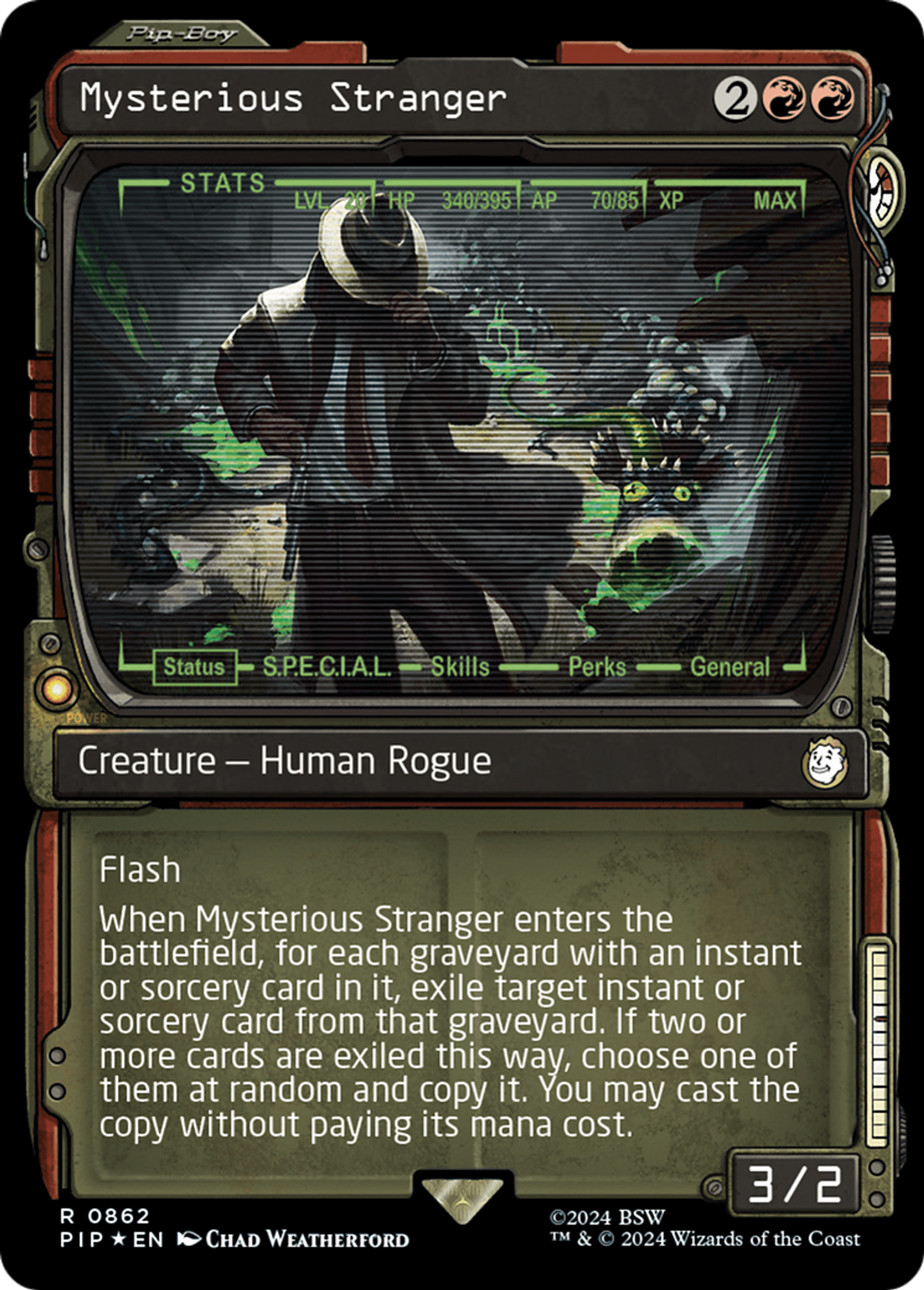 Mystérieux étranger — Fallout — Magic: The Gathering