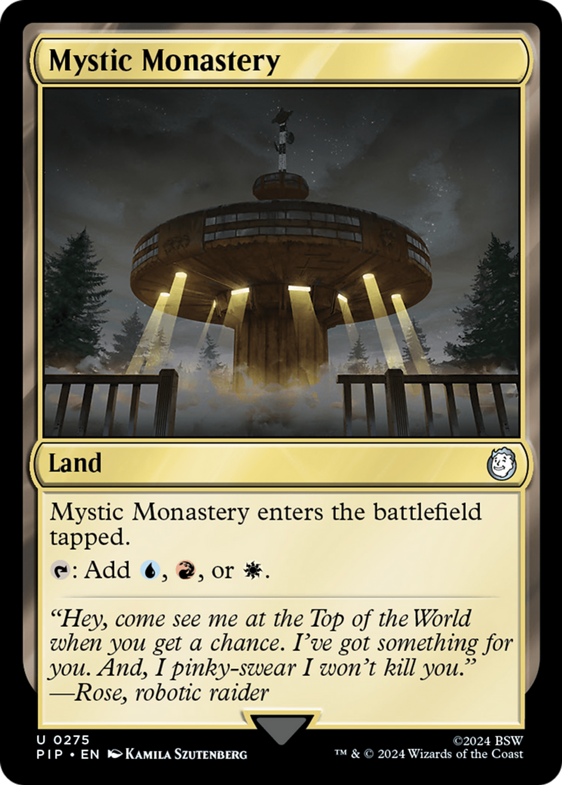 Mystic Monastery — Fallout — Magic: The Gathering