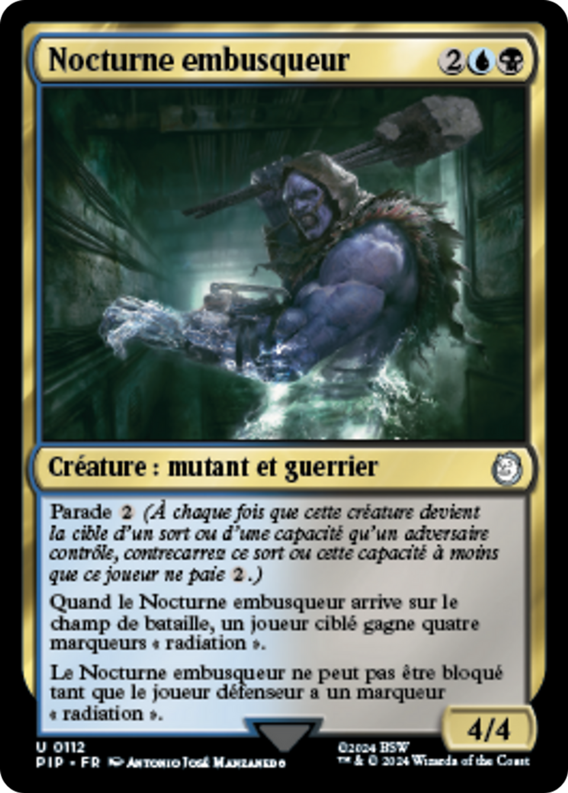 Nocturne embusqueur — Fallout — Magic: The Gathering
