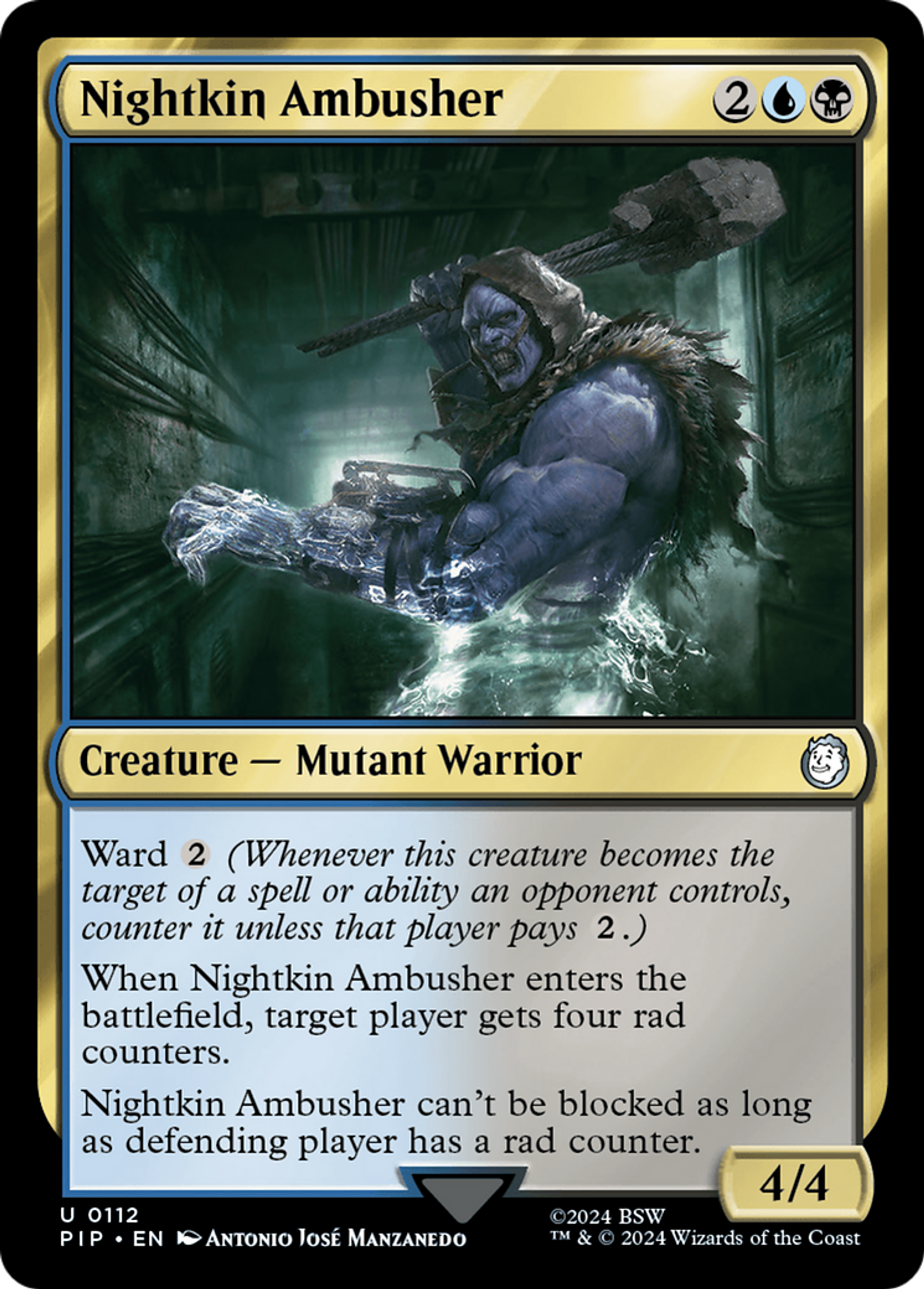 Nocturne embusqueur — Fallout — Magic: The Gathering
