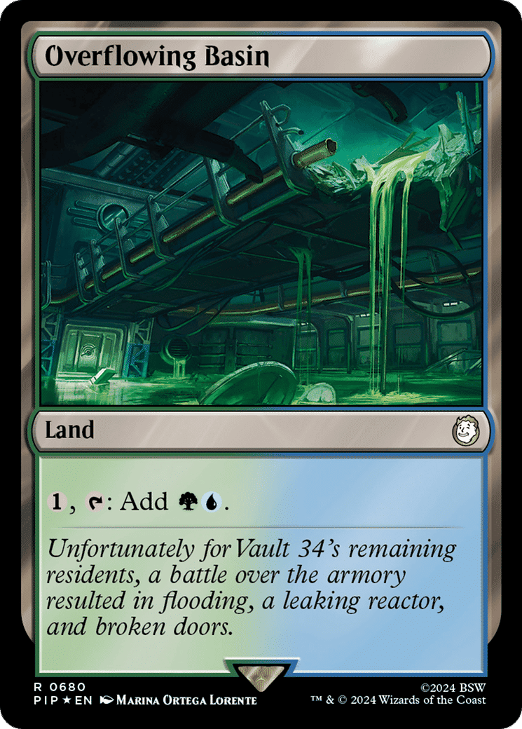 Overflowing Basin — Fallout — Magic: The Gathering