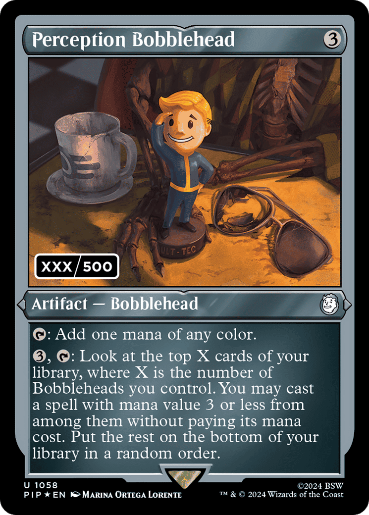 Perception Bobblehead — Fallout — Magic: The Gathering