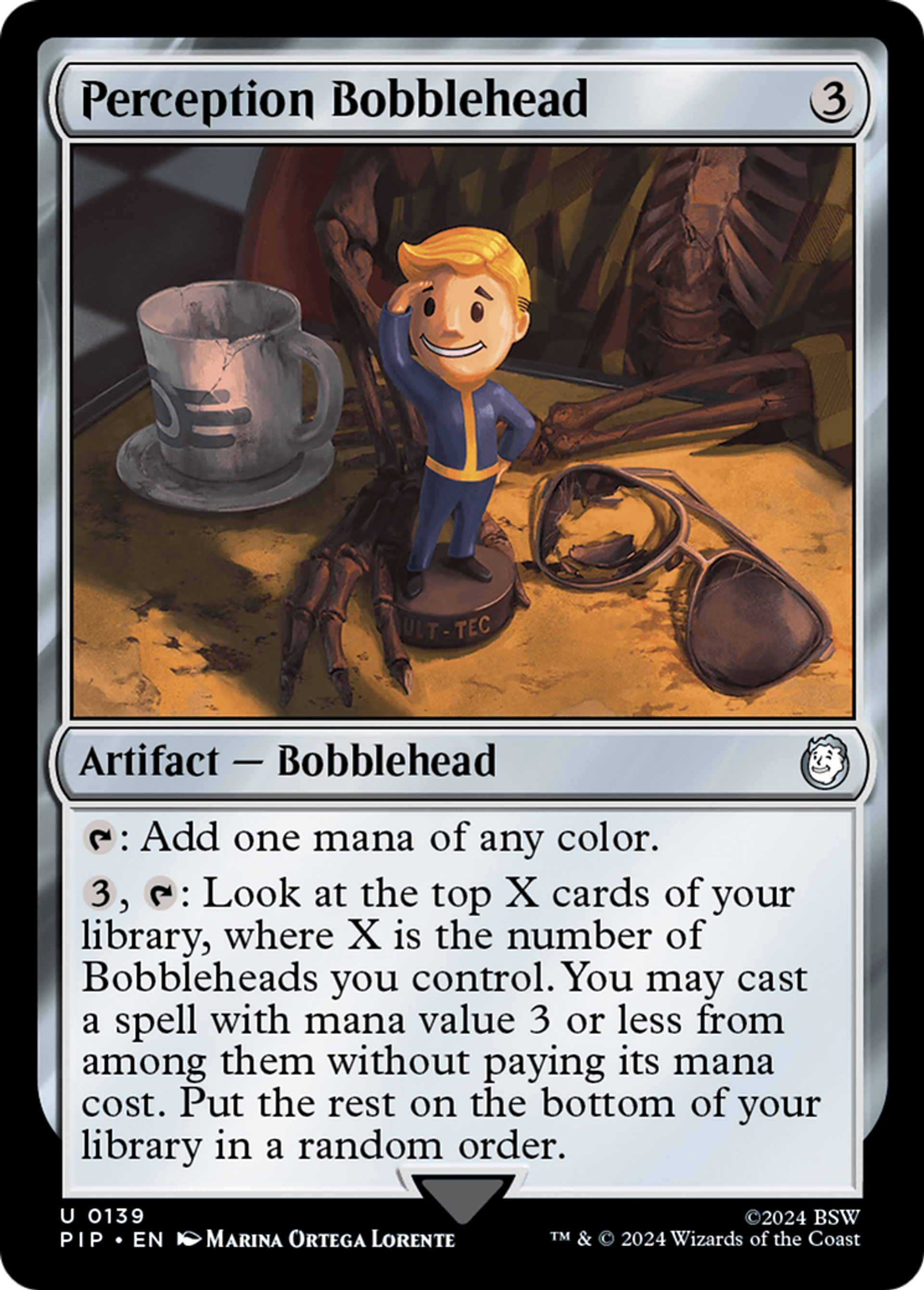 Figurine Perception — Fallout — Magic: The Gathering