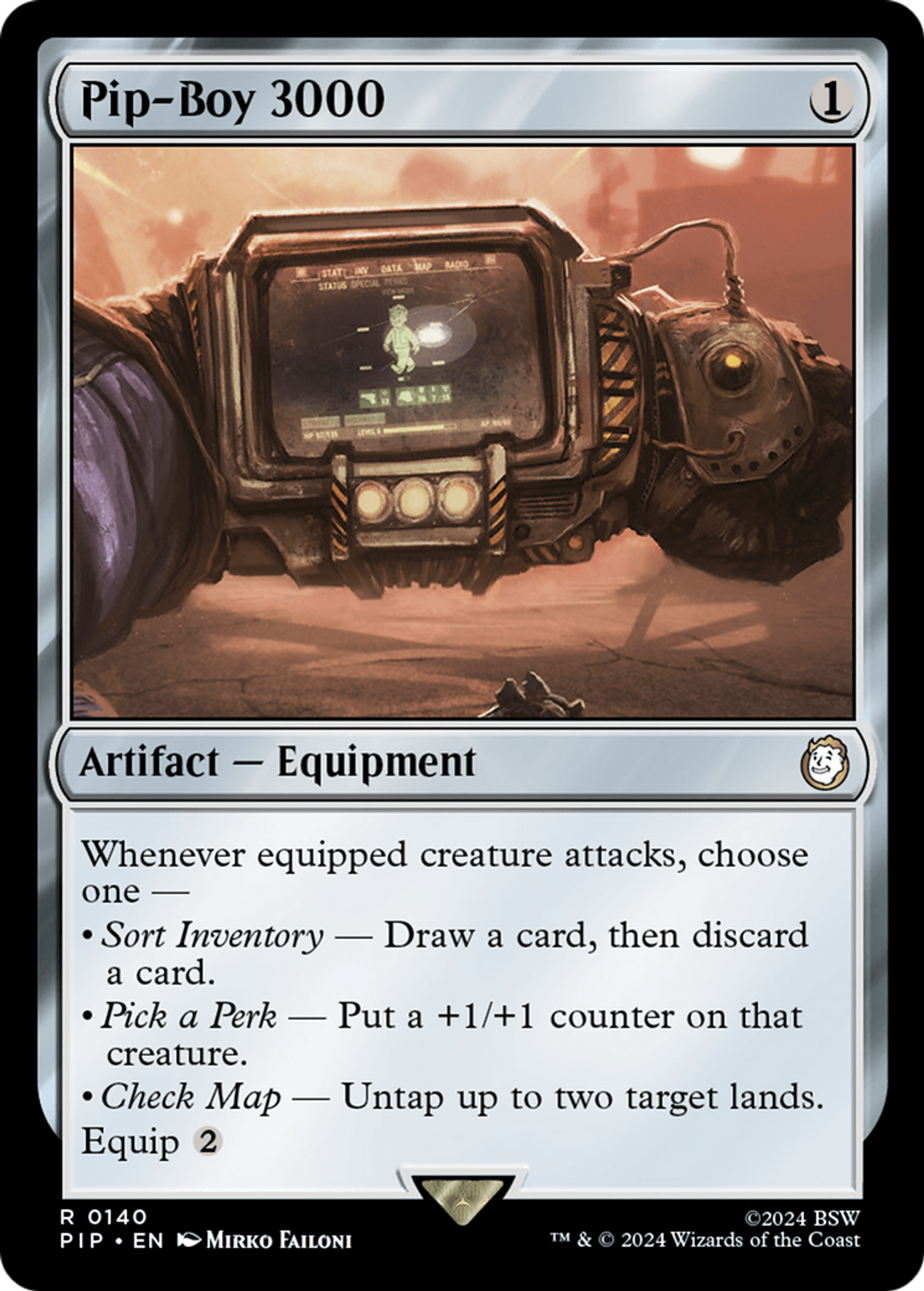 Pip-Boy 3000 — Fallout — Magic: The Gathering