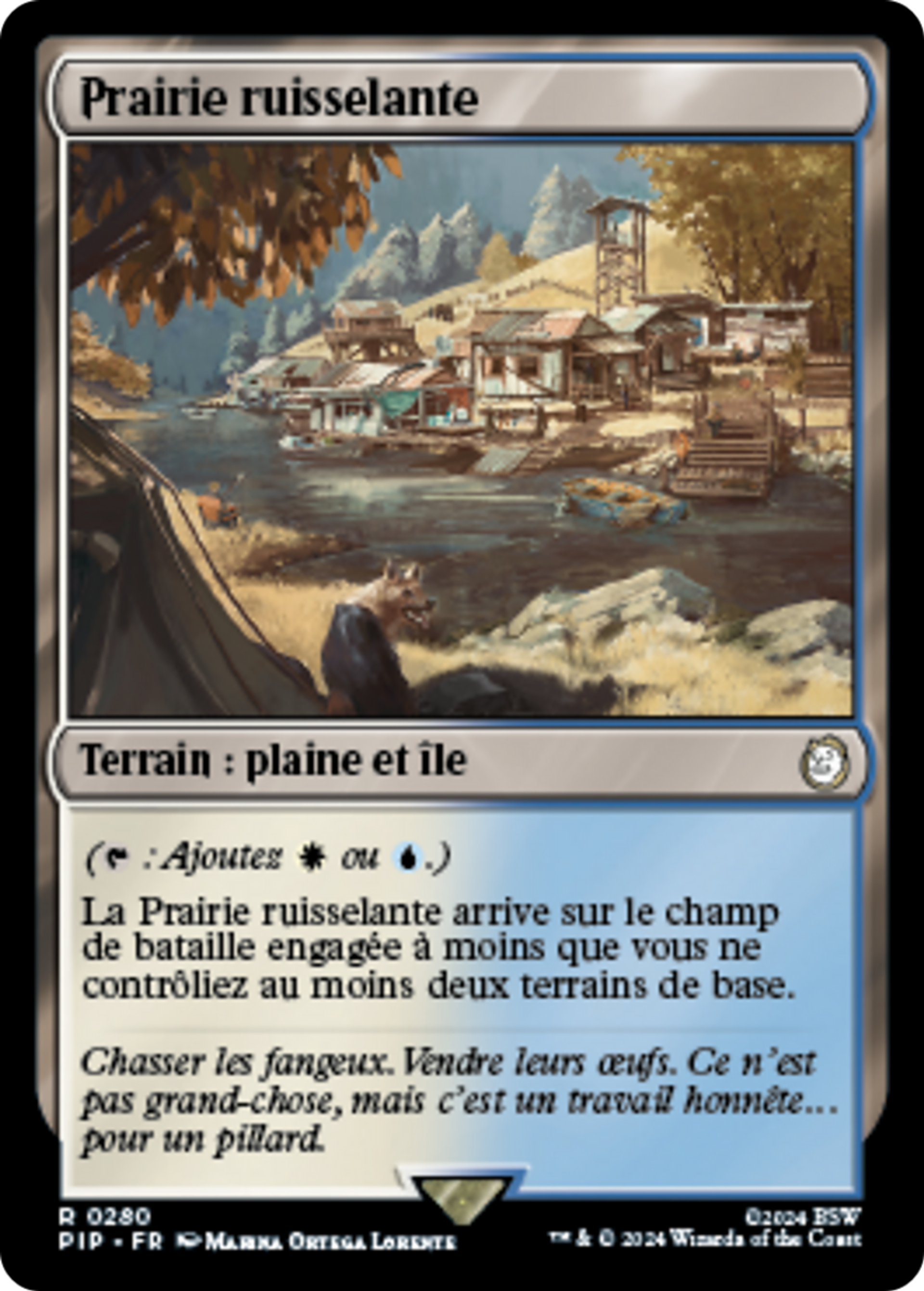 Prairie ruisselante — Fallout — Magic: The Gathering