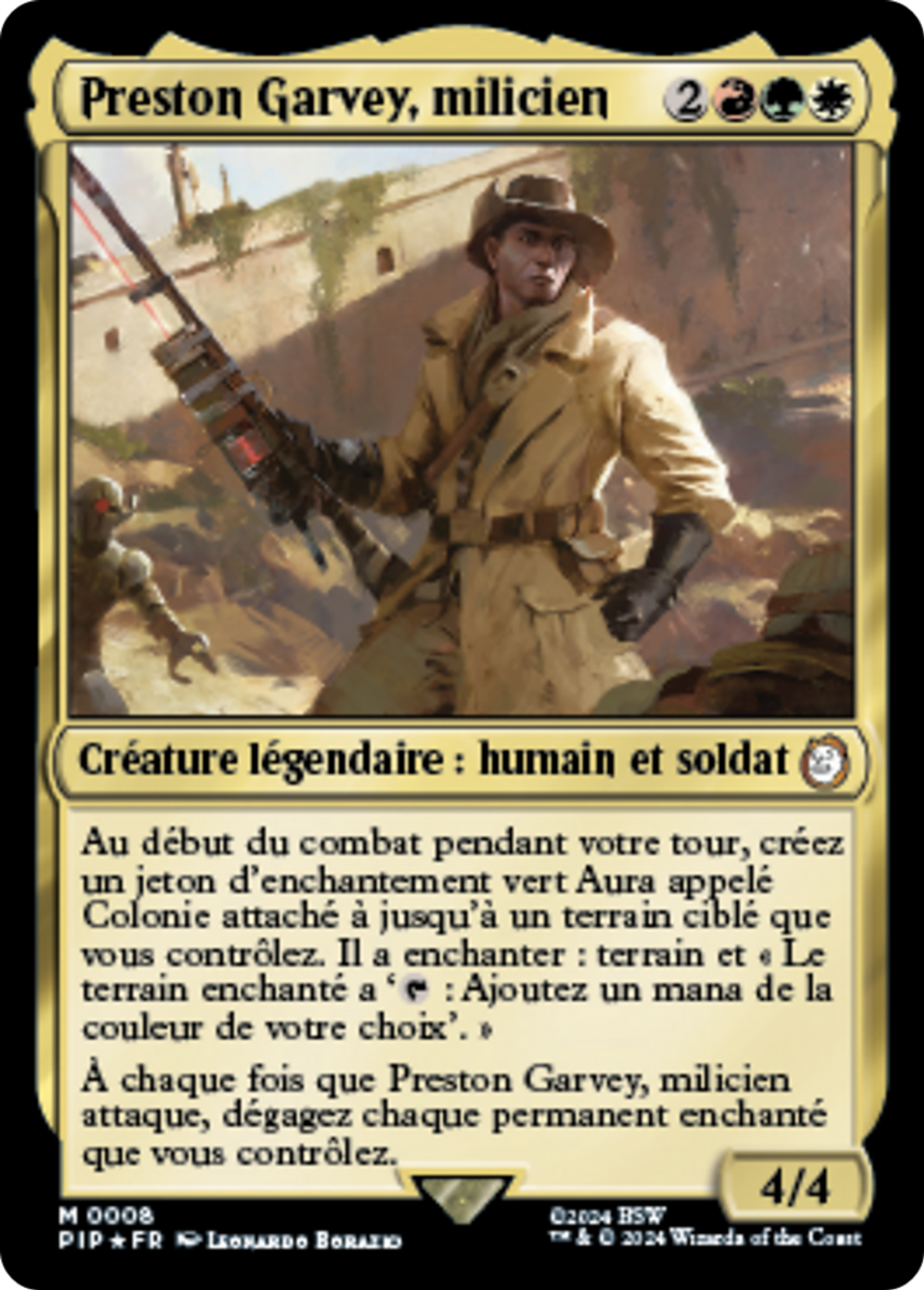 Preston Garvey, milicien — Fallout — Magic: The Gathering