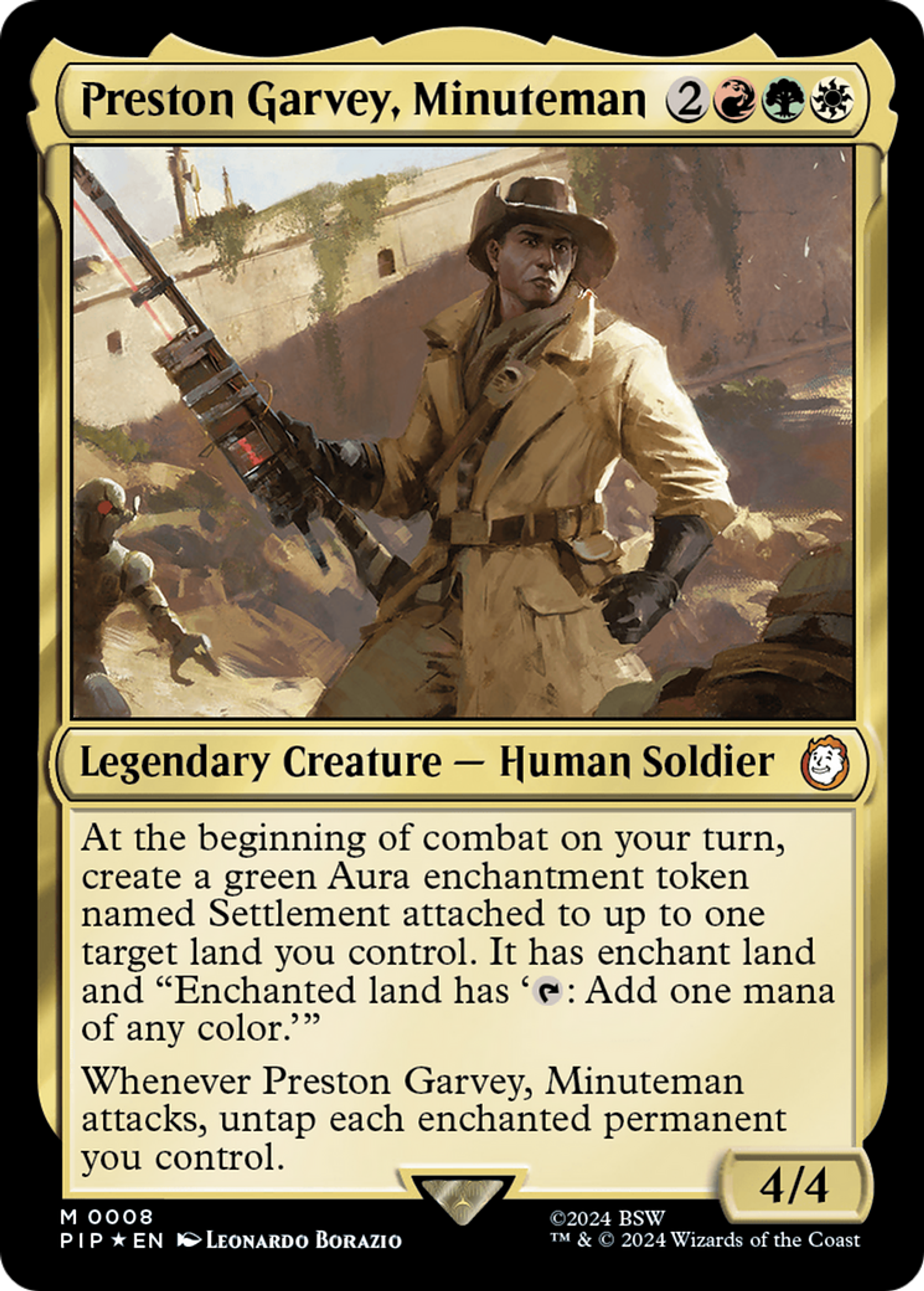 Preston Garvey, milicien — Fallout — Magic: The Gathering