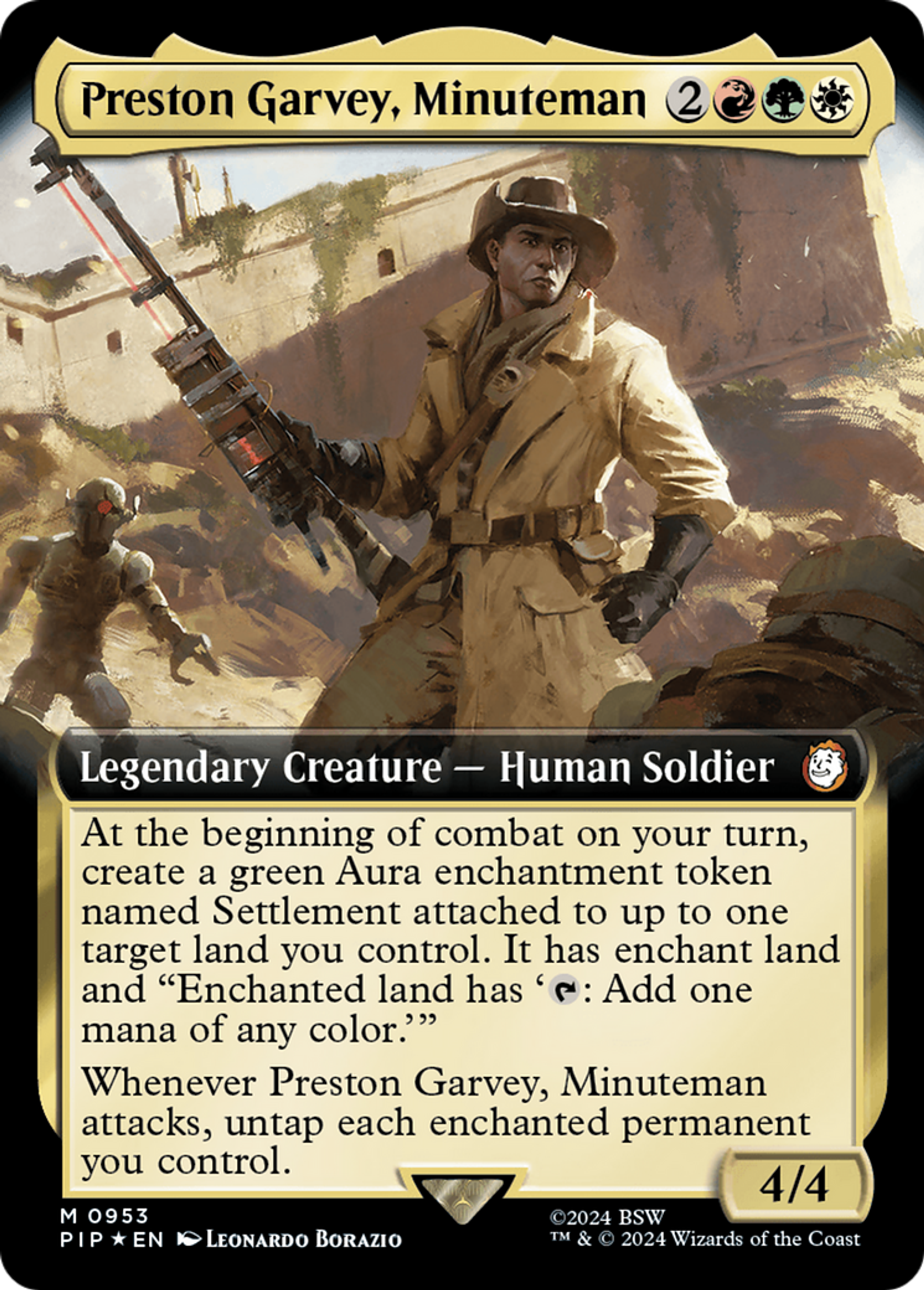 Preston Garvey, milicien — Fallout — Magic: The Gathering