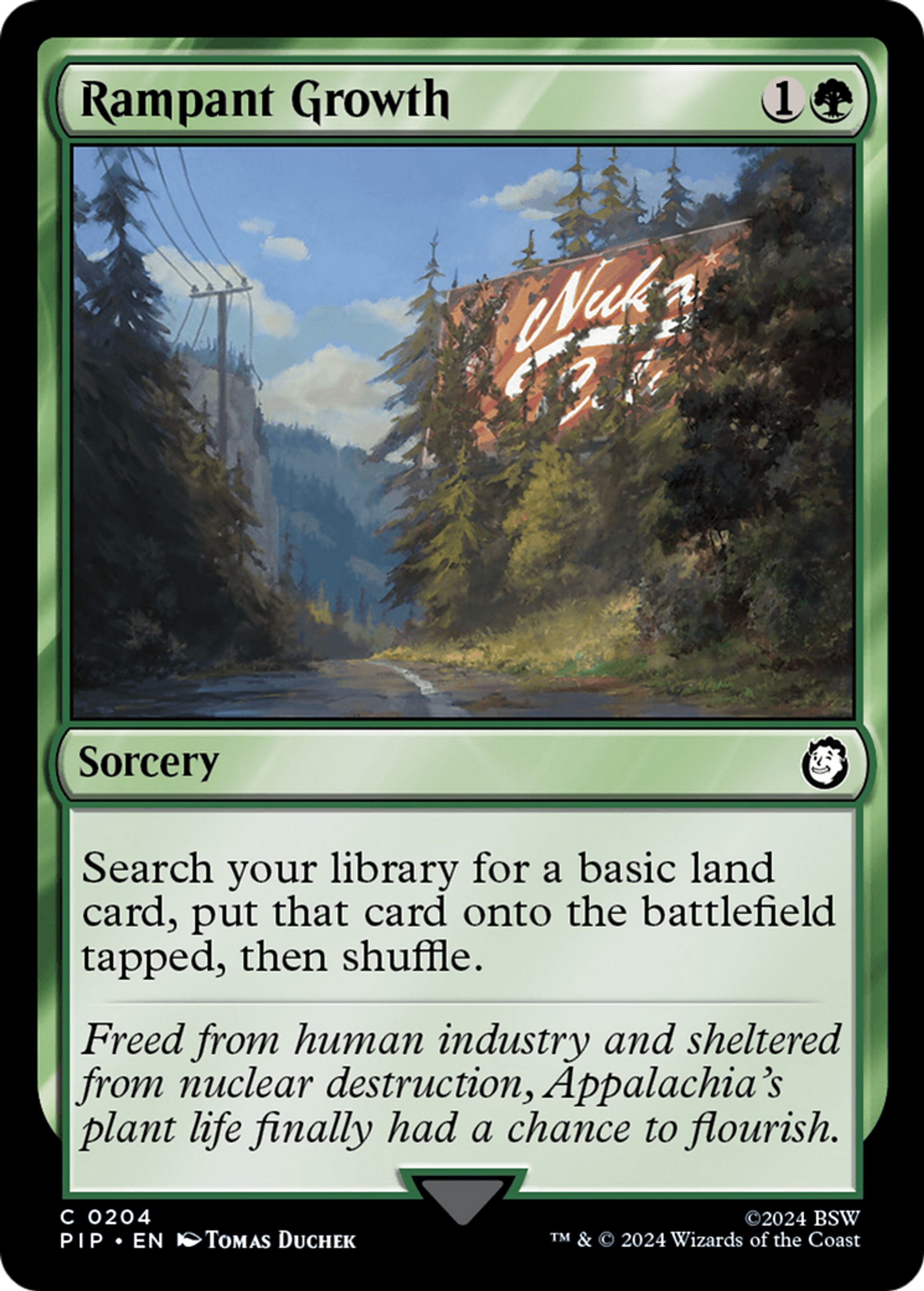 Rampant Growth — Fallout — Magic: The Gathering