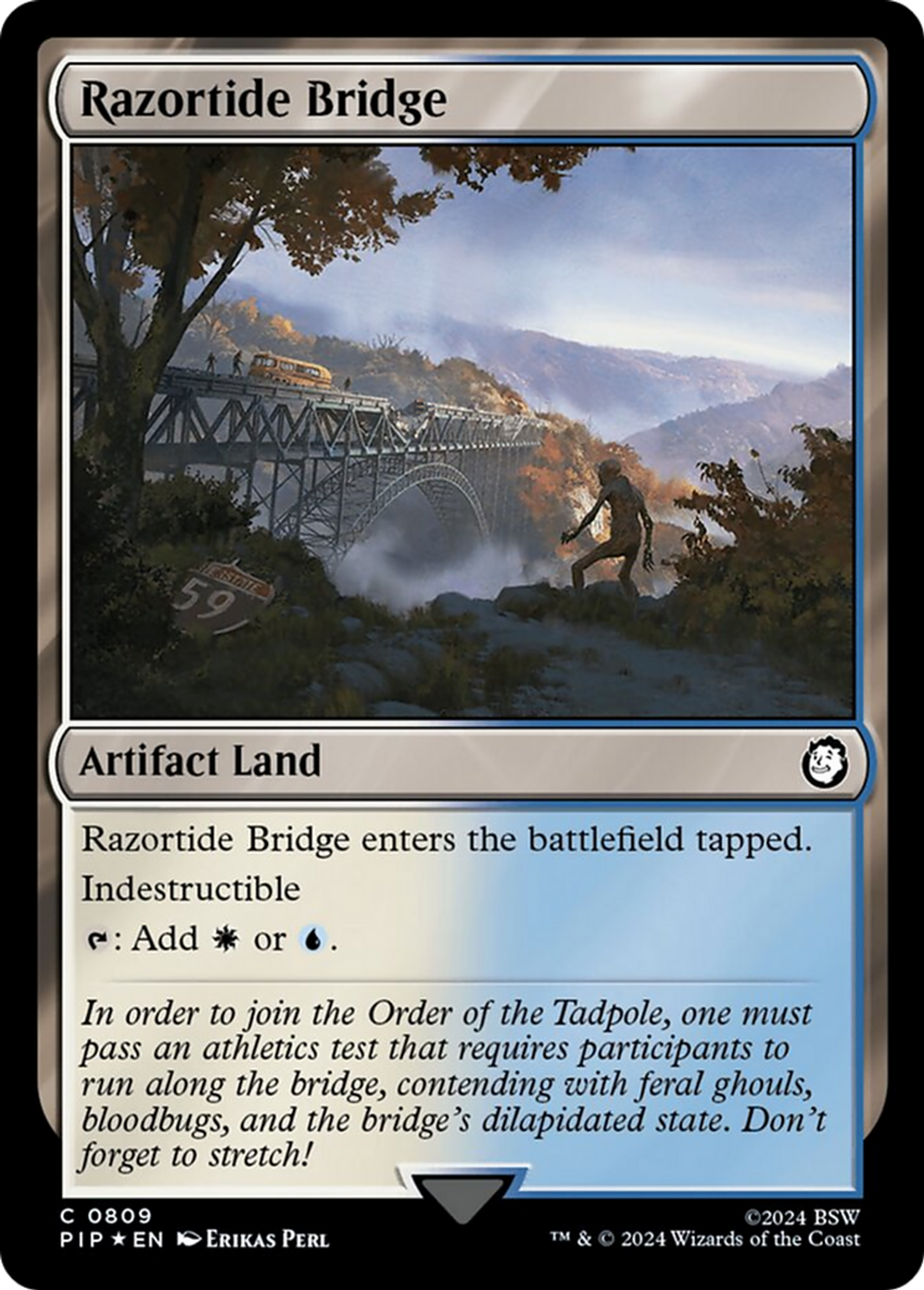 Razortide Bridge — Fallout — Magic: The Gathering
